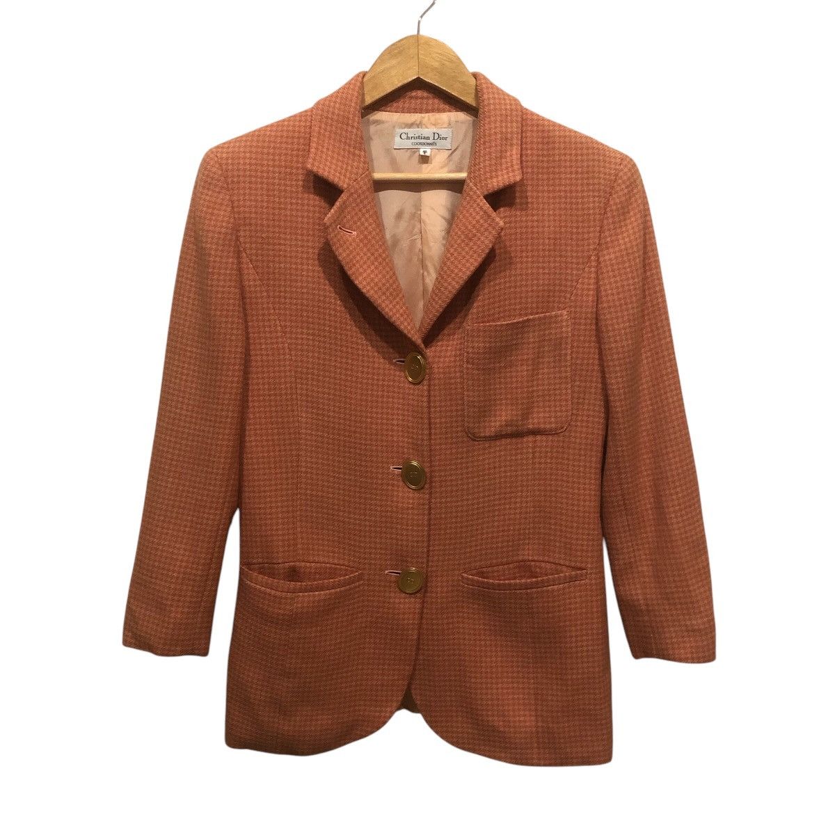 Christian Dior Monsieur × Dior Christian Dior Coordonnes Wool Check Tweet Blazer Size S / US 4 / IT 40 - 1 Thumbnail