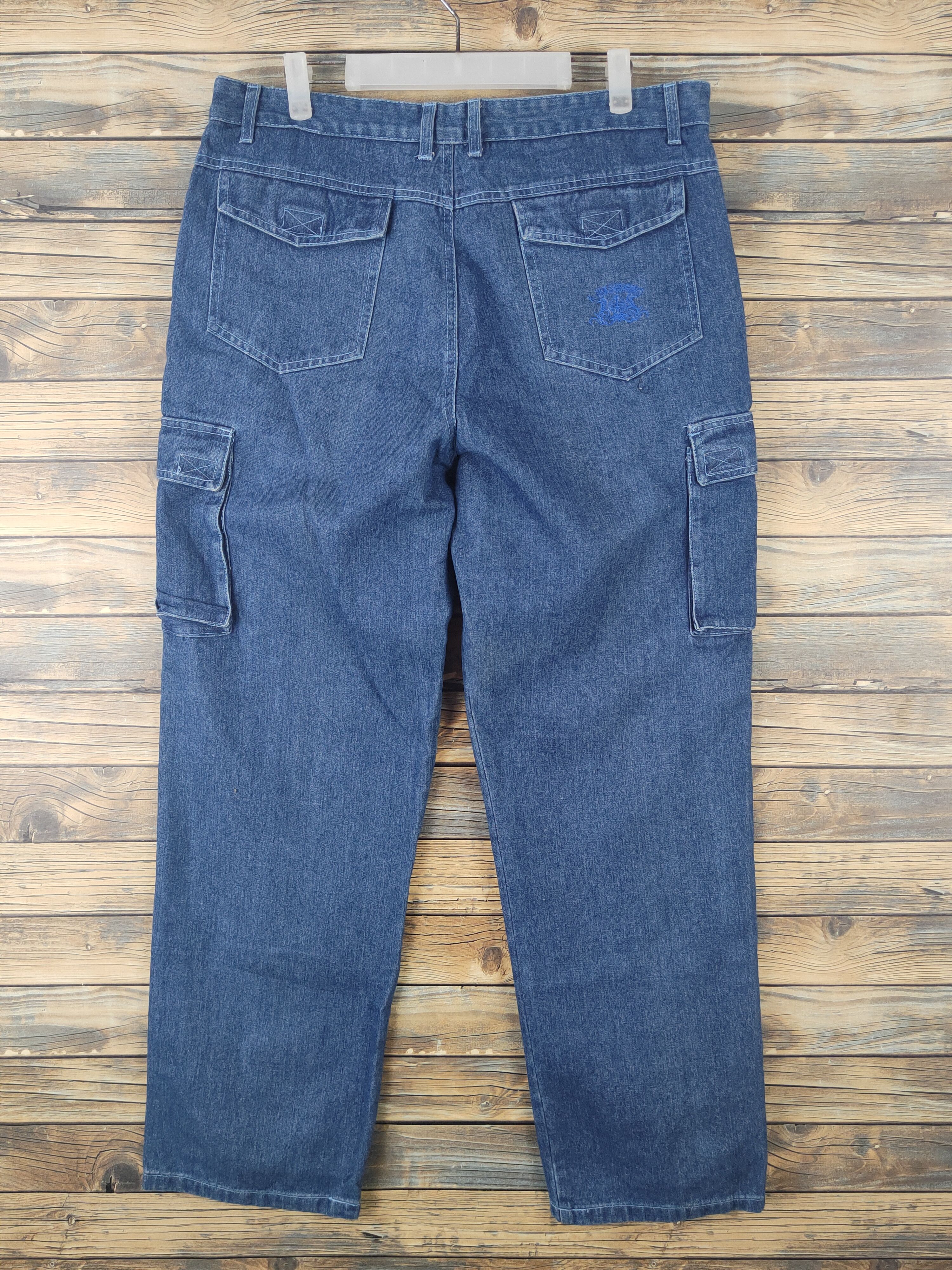 Japanese Brand DL G-Twenty-K-Tex Blue Distressed Ripped Jeans #1797 Size US 36 / EU 52 - 8 Thumbnail