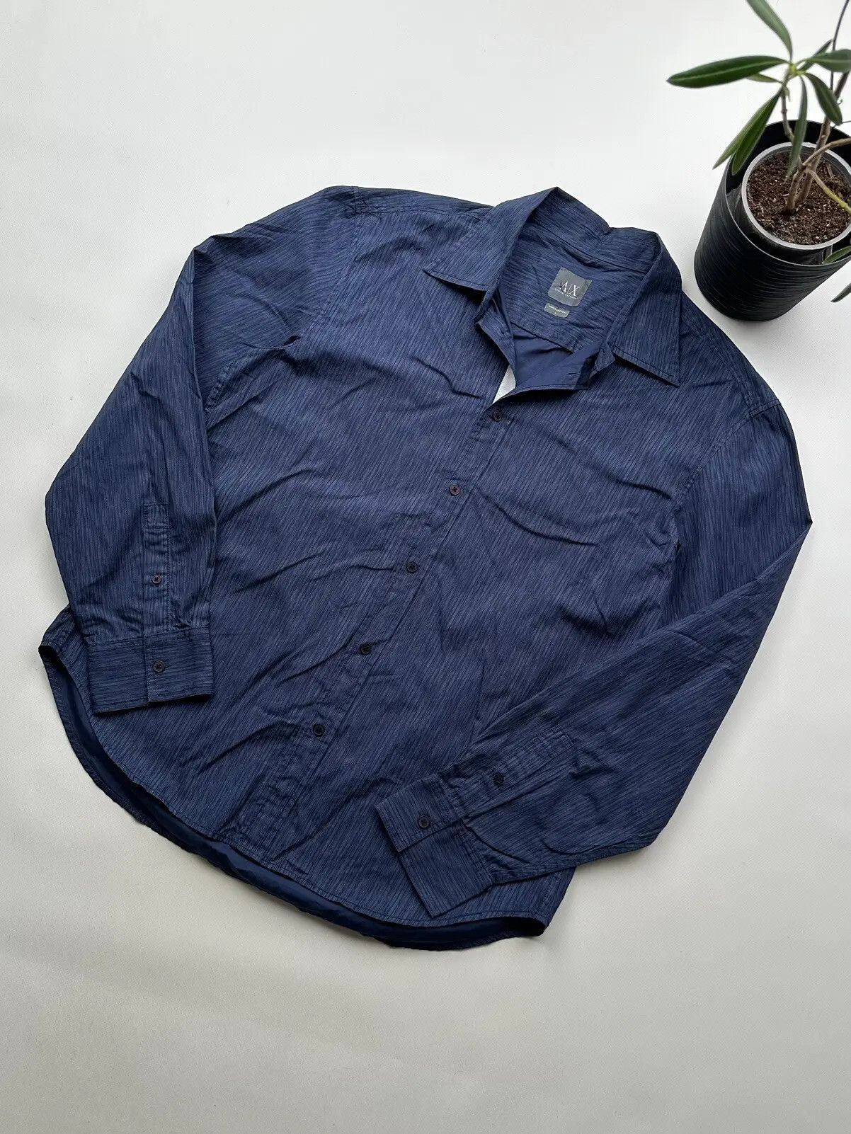 Armani Armani Exchange Vintage Shirt Long Sleeve (212) Size US L / EU 52-54 / 3 - 1 Thumbnail