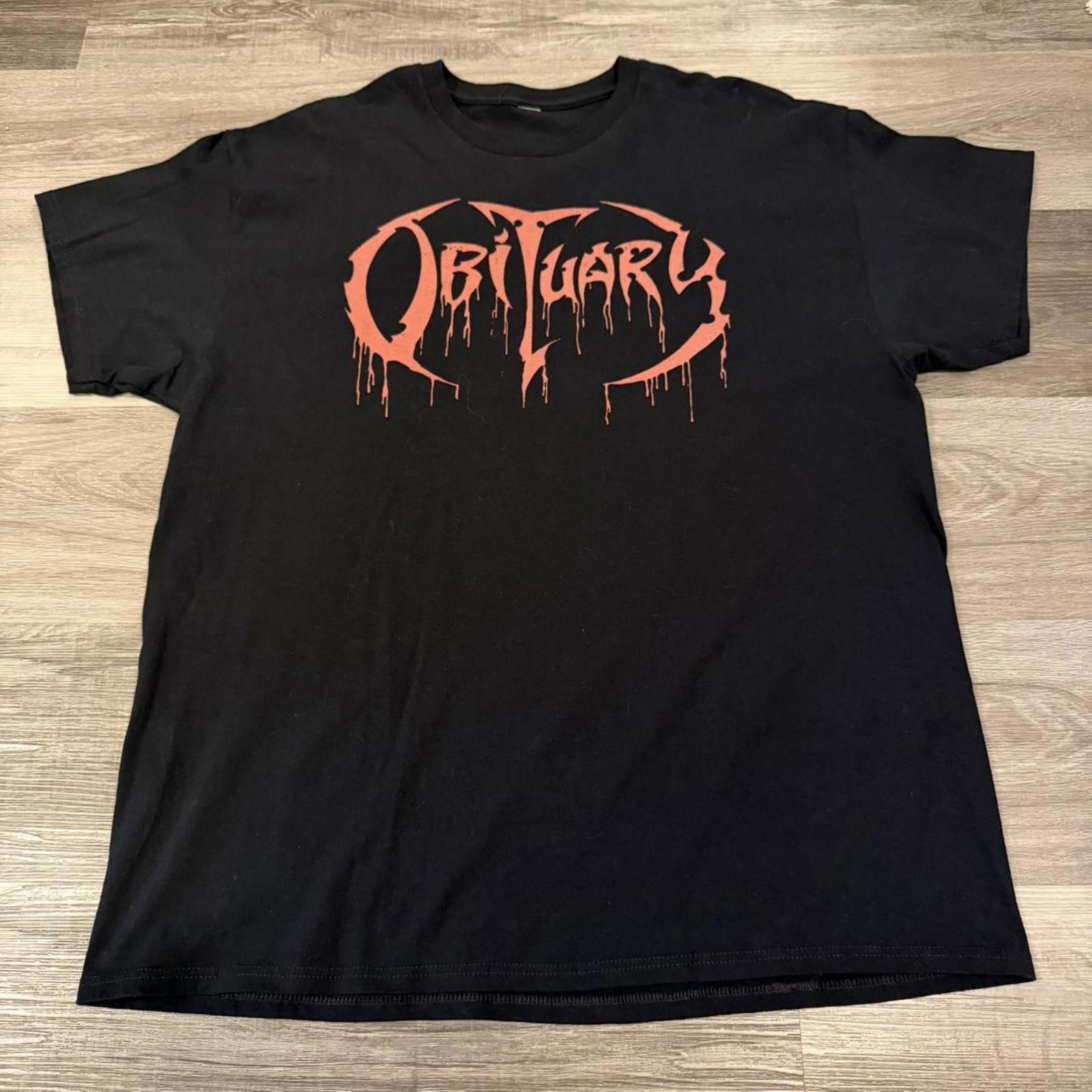 Other obituary red logo t shirt 2010s XL Size US XL / EU 56 / 4 - 3 Thumbnail