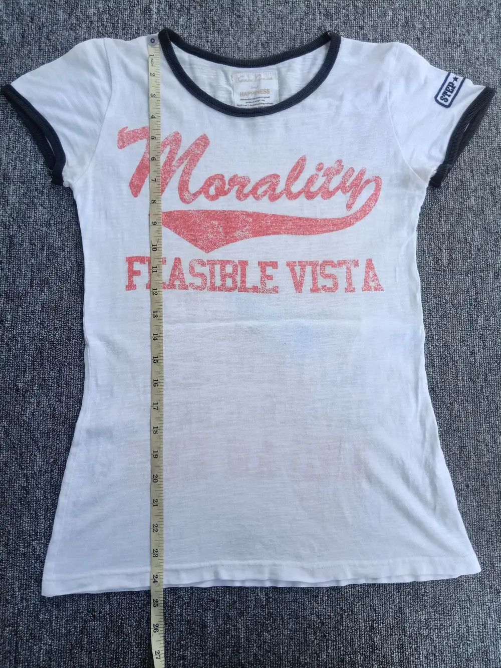 Japanese Brand Space Opera Gothic Morality Back Poem Vintage Style Size L / US 10 / IT 46 - 9 Thumbnail