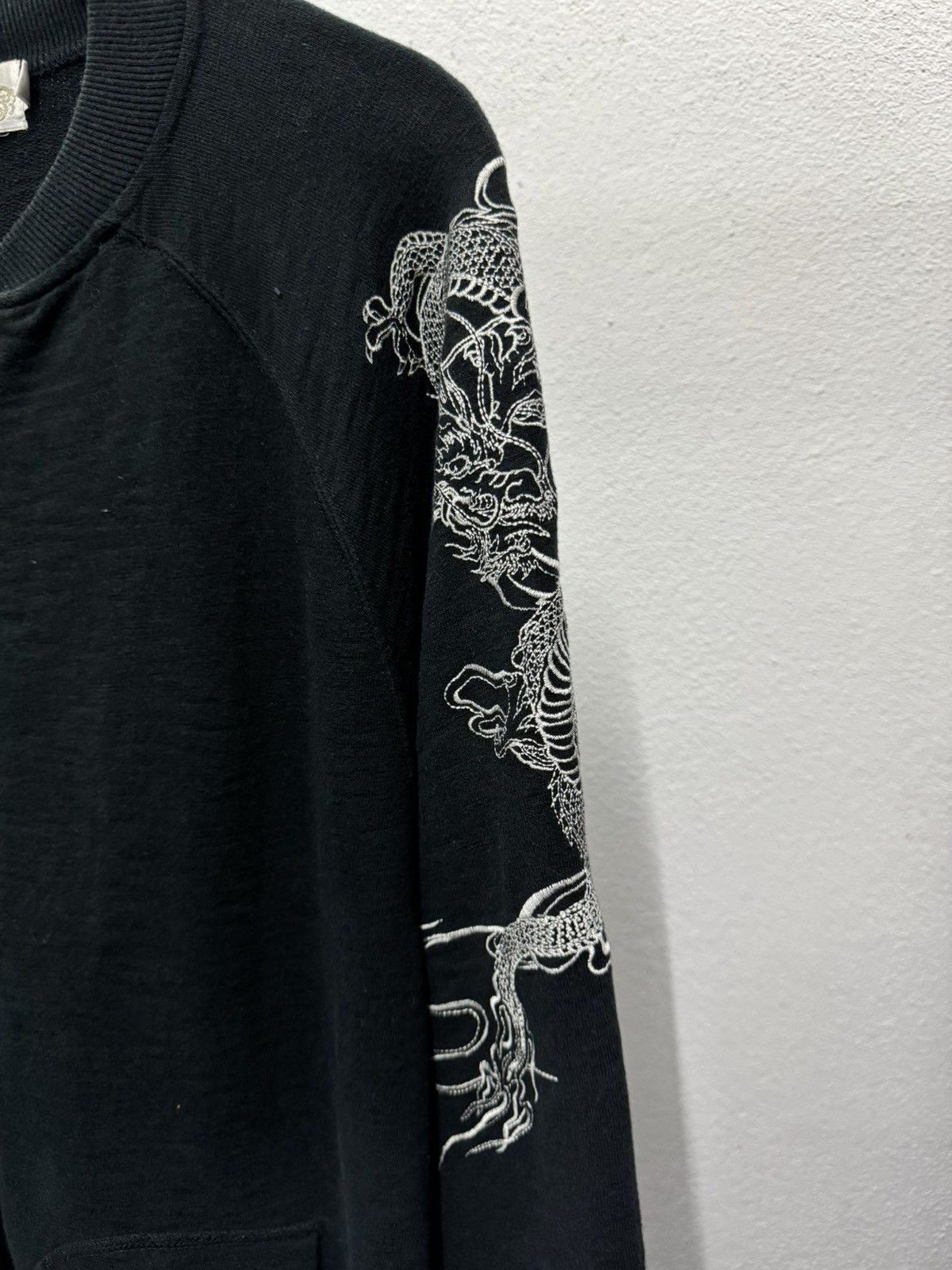 Japanese Brand Karakuri Embroidery Motif Dragon zip up Sweater Size US XL / EU 56 / 4 - 2 Thumbnail