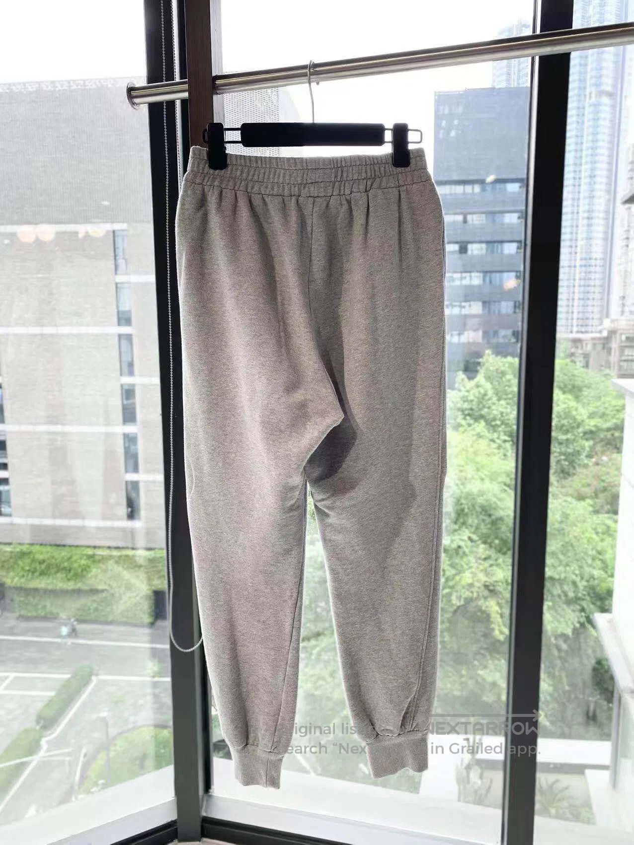 Prada Prada Size L Knit Logo Sweatpants with Ribbed Cuffs| Size 27" / US 4 / IT 40 - 3 Thumbnail