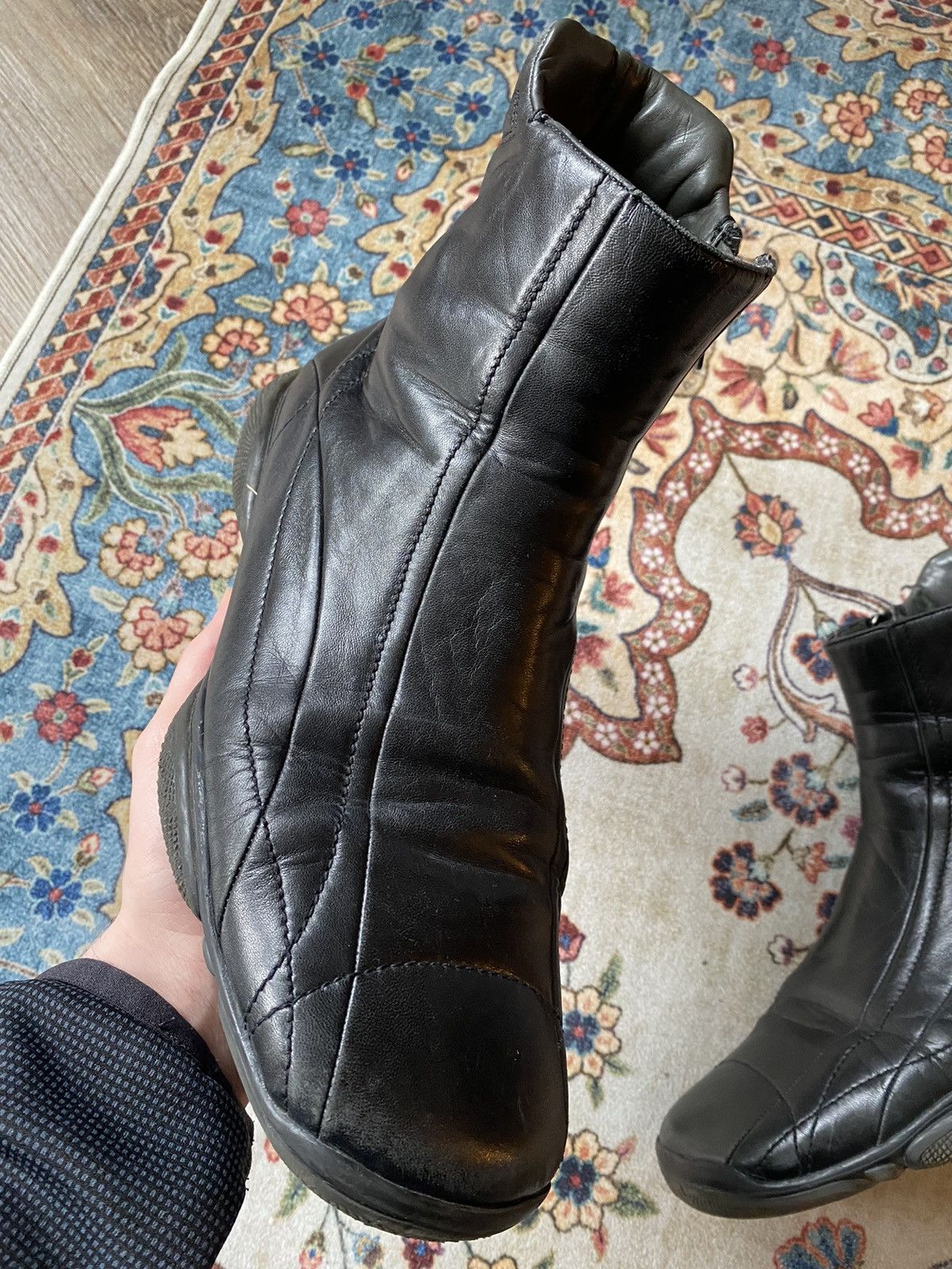 Vintage Prada Archive High-top Leather Boots