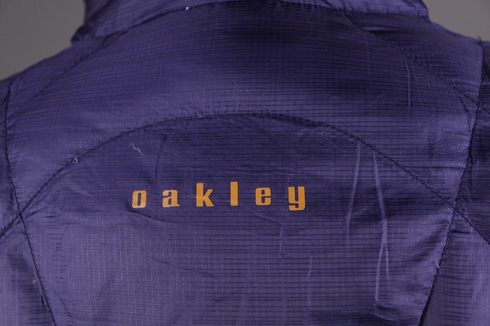 Oakley Oakley Regular Fit Blue Full Zip Quilted Down Jacket Size Size S / US 4 / IT 40 - 12 Thumbnail