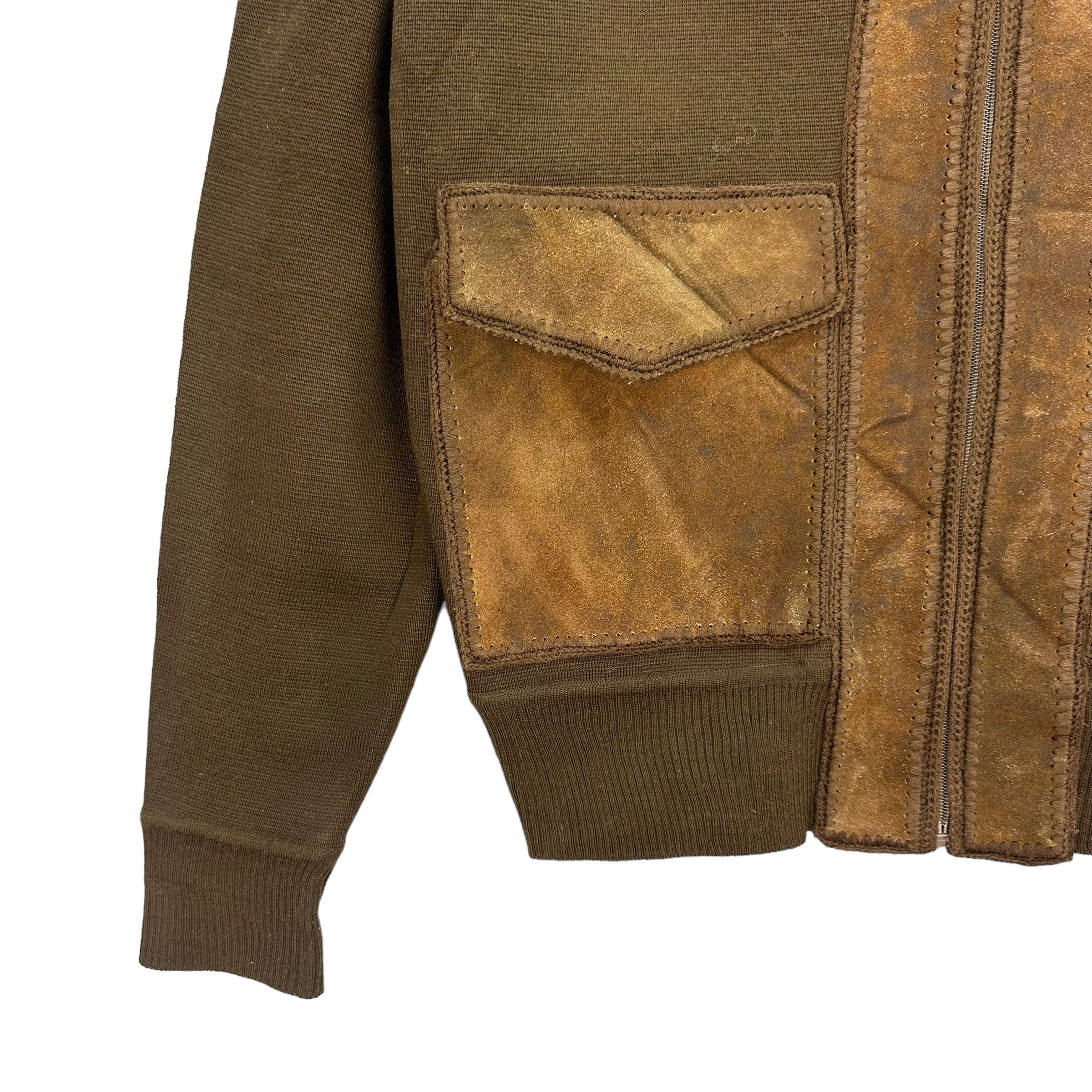 Japanese Brand VINTAGE UNBRAND SUEDE HYBRID JACKET #7880-187 Size US S / EU 44-46 / 1 - 4 Thumbnail