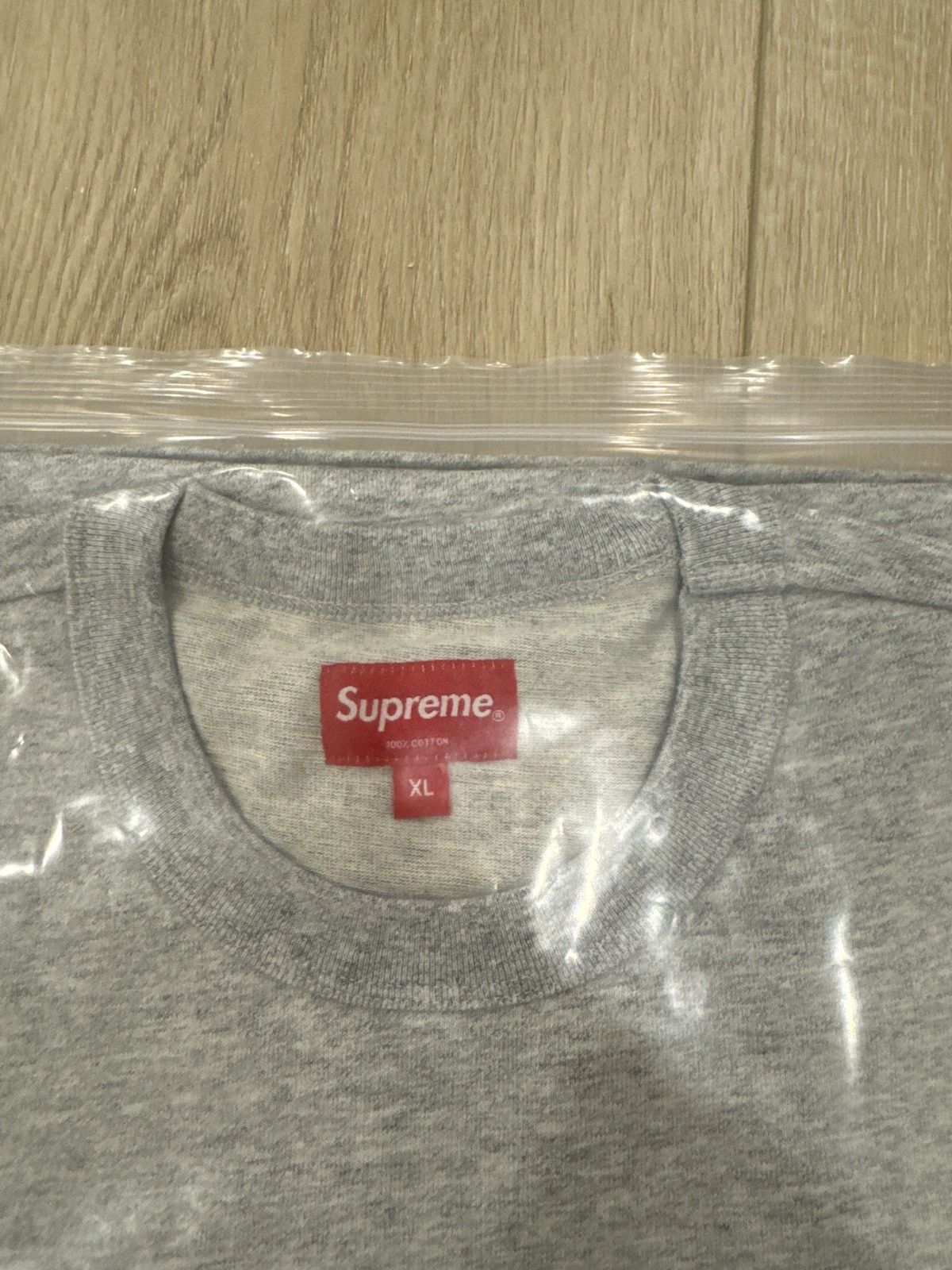 Supreme Supreme “No Thanks” Short Sleeve XL Top - Heather Grey Size US XL / EU 56 / 4 - 3 Thumbnail