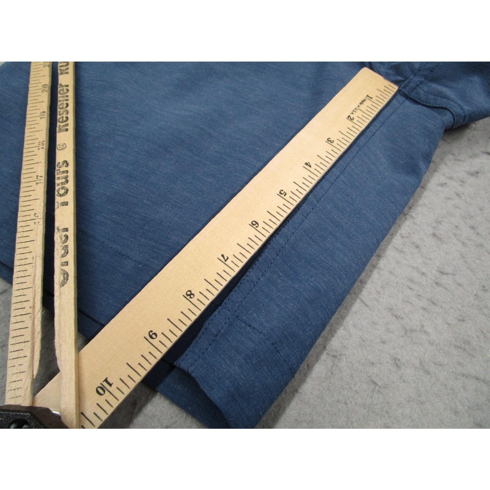 Faherty Faherty Shorts 31 Mens Blue 9" Casual Hybrid Beach Travel Walk Golf Size US 31 - 4 Thumbnail