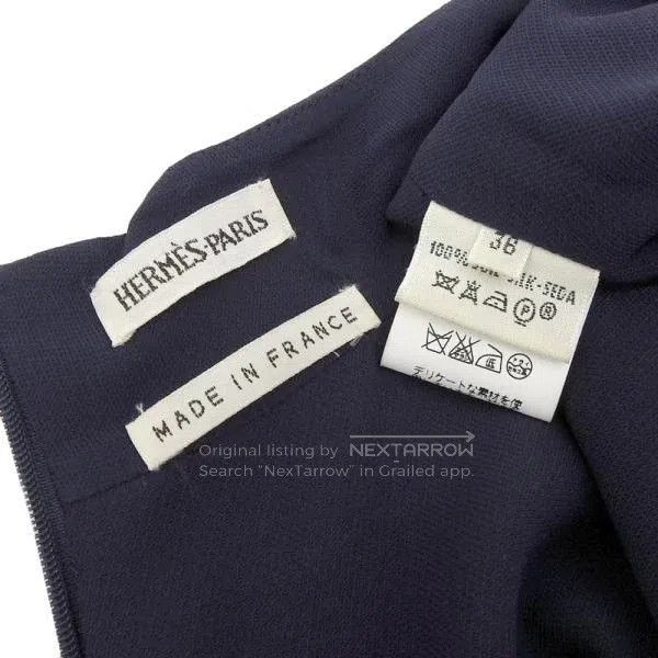 Hermes Hermes Silk Dress Size XS / US 0-2 / IT 36-38 - 4 Thumbnail