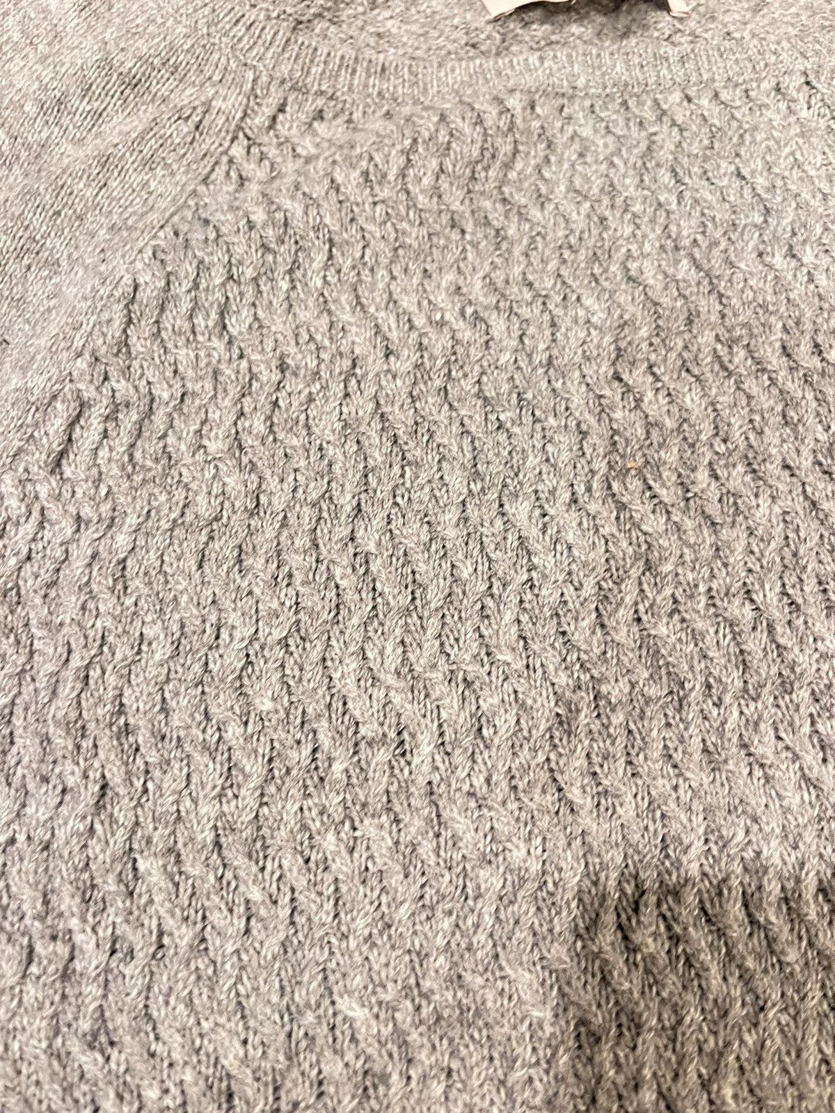 Loft Loft was grey cable ribbed sweater Size XS / US 0-2 / IT 36-38 - 2 Thumbnail