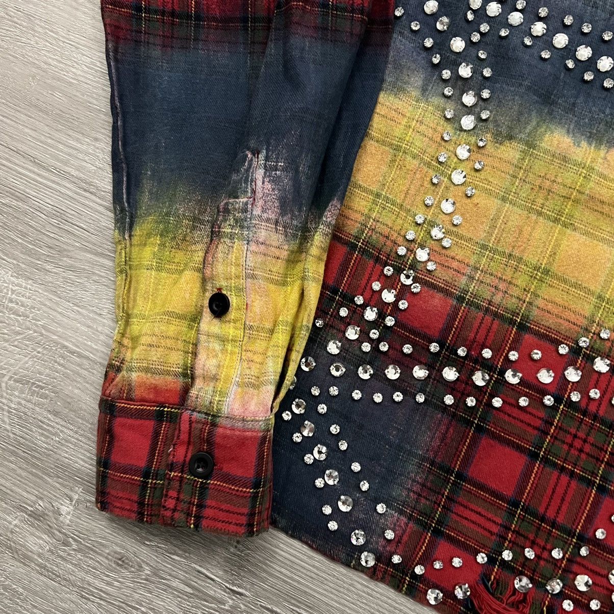 Vale Vale Forever Tie Dye Rhinestone Flannel Size US XL / EU 56 / 4 - 7 Thumbnail
