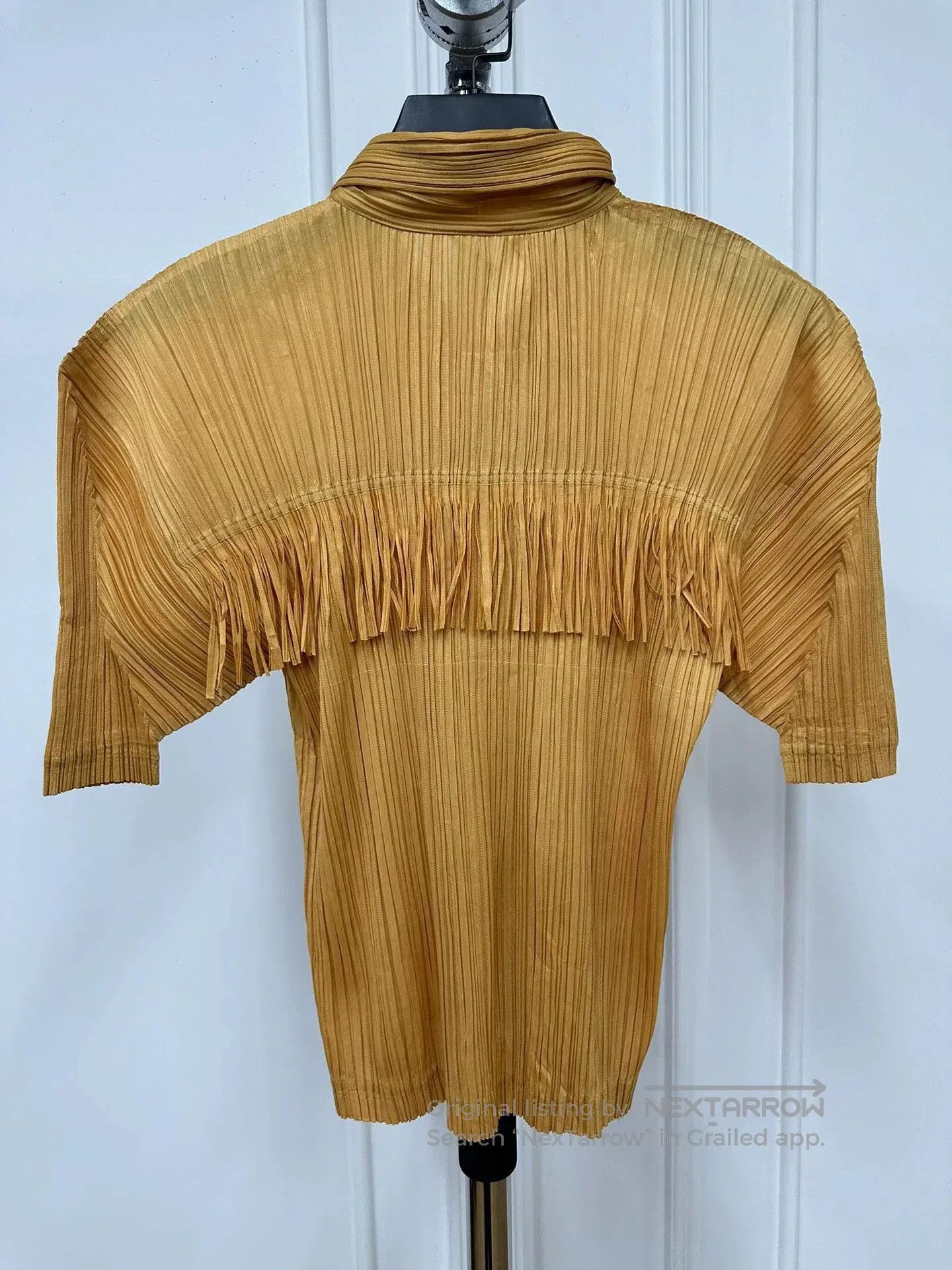 Pleats Please Issey Miyake Pleats Please Issey Miyake Fringed Jacket. Size XL / US 12-14 / IT 48-50 - 5 Thumbnail