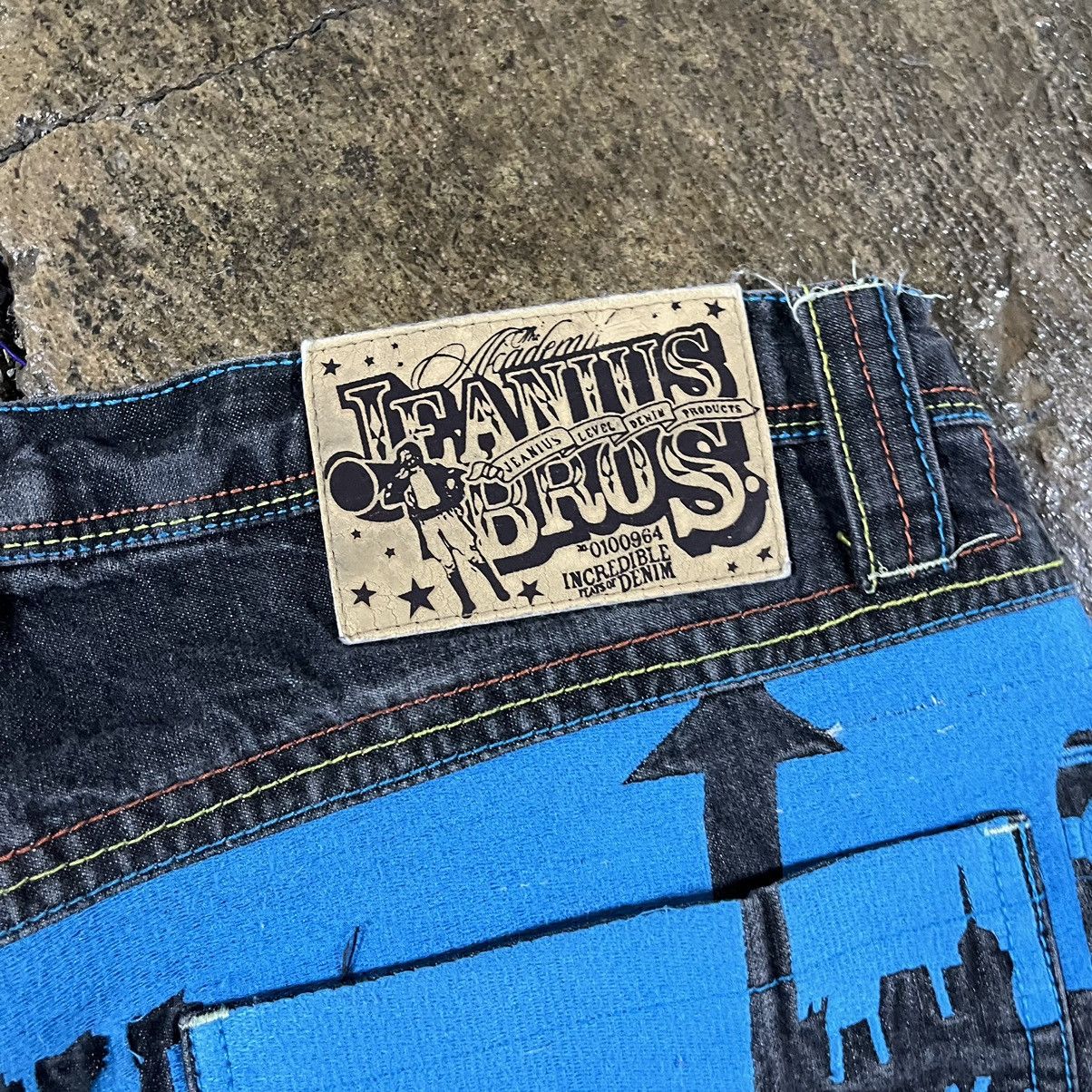 Ed Hardy × JNCO × Vintage Crazy Y2K Akademiks Jeans Baggy Embroidered Skater Wide Leg Size US 38 / EU 54 - 6 Thumbnail