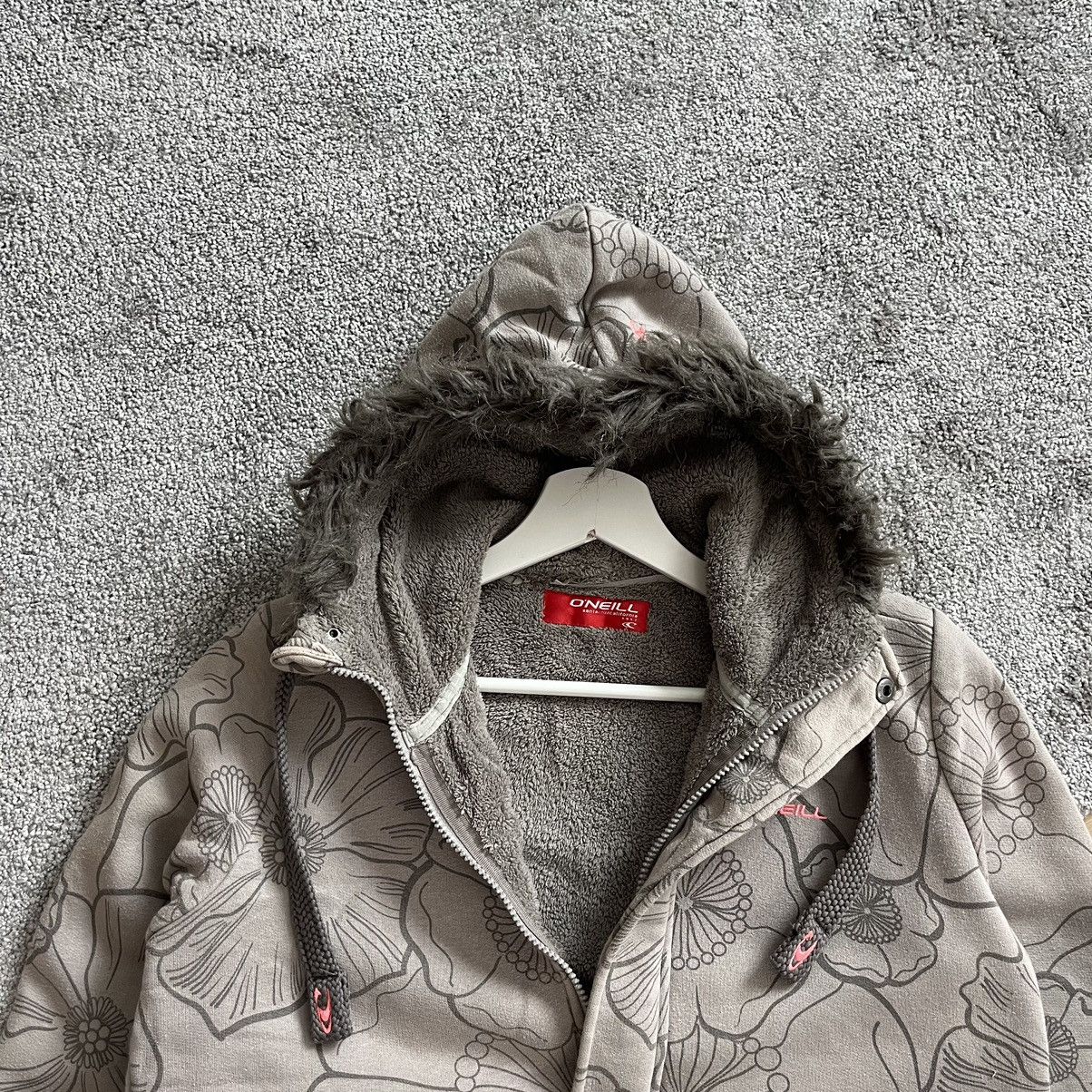 O'Neill Vintage Abercrombie Fitch Style Oneil Sherpa Punk Jacket Size M / US 6-8 / IT 42-44 - 2 Thumbnail