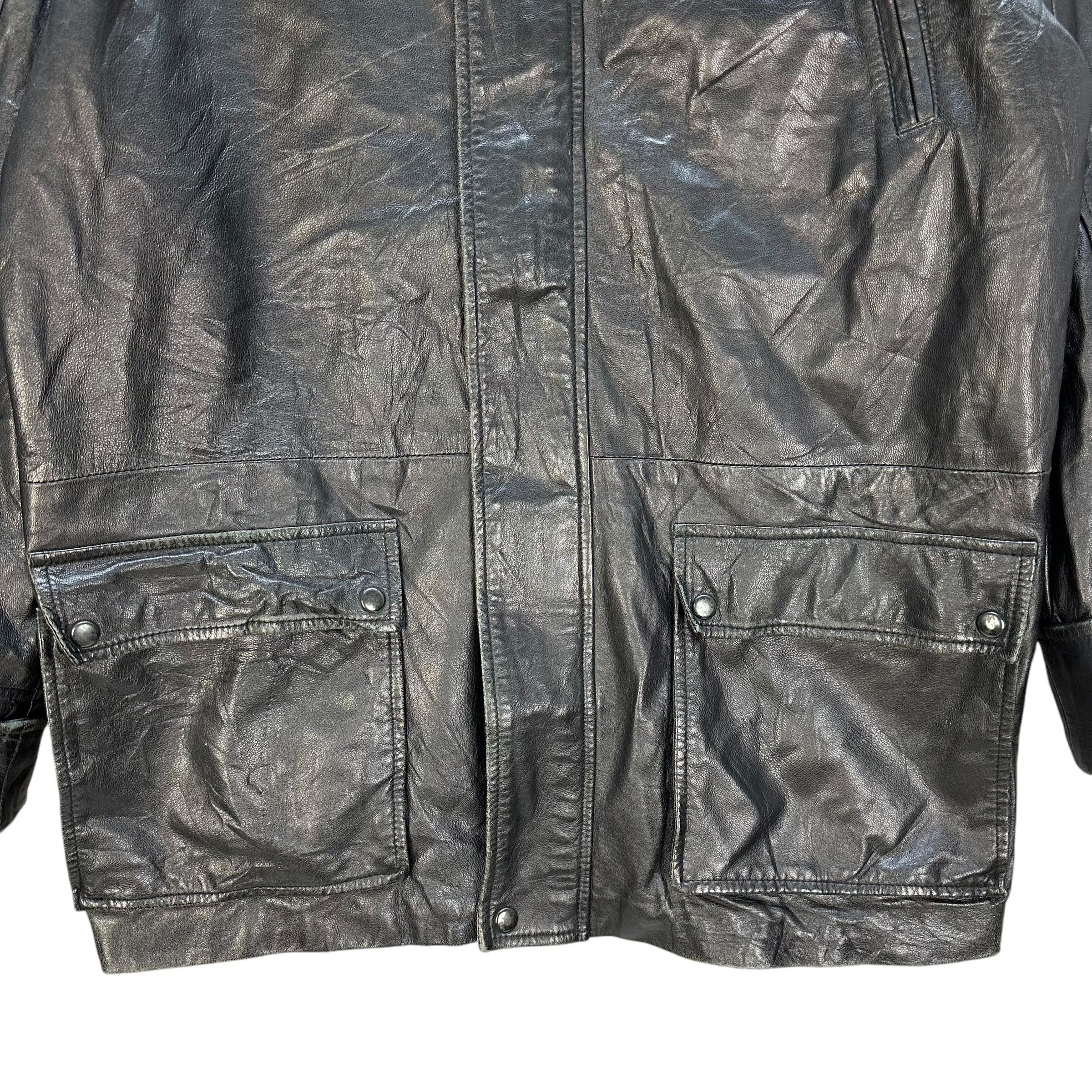 ALAIN DELON ALAIN DELON Made in Italy Pure Leather Jacket #A54-1242 Size US M / EU 48-50 / 2 - 3 Thumbnail