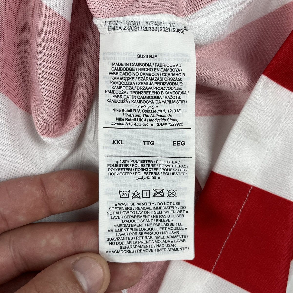 Nike Nike Sunderland AFC 2023-24 Soccer Jersey Football T-shirt Size US XXL / EU 58 / 5 - 9 Thumbnail