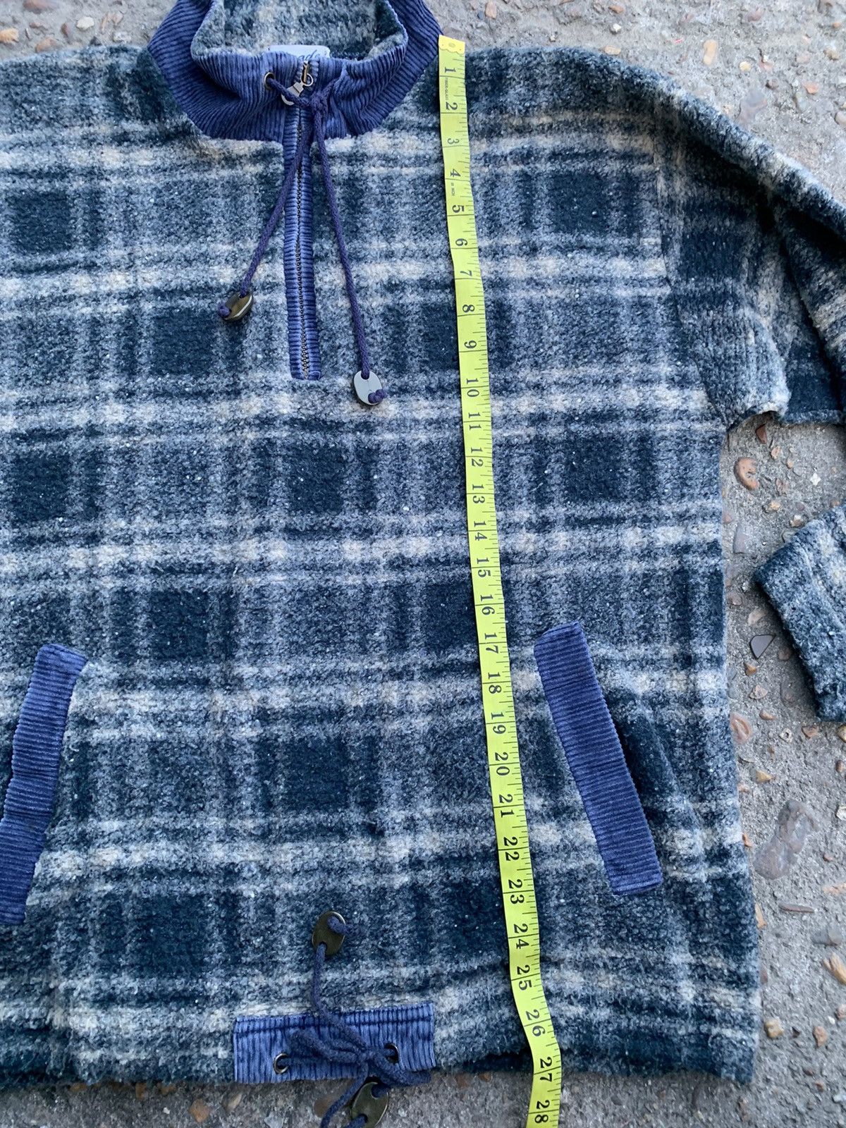 Japanese Brand × Vintage Vintage Decade fleece sweatshirt half zipper native designe Size US M / EU 48-50 / 2 - 12 Thumbnail