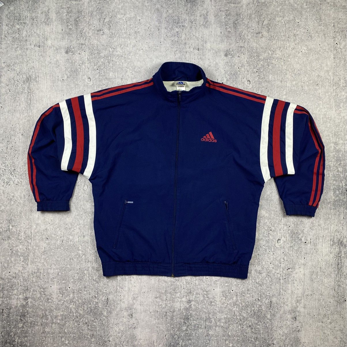 Adidas Vintage Adidas 3-Stripes Y2K Streetwear Track Jacket Men L Size US L / EU 52-54 / 3 - 5 Thumbnail