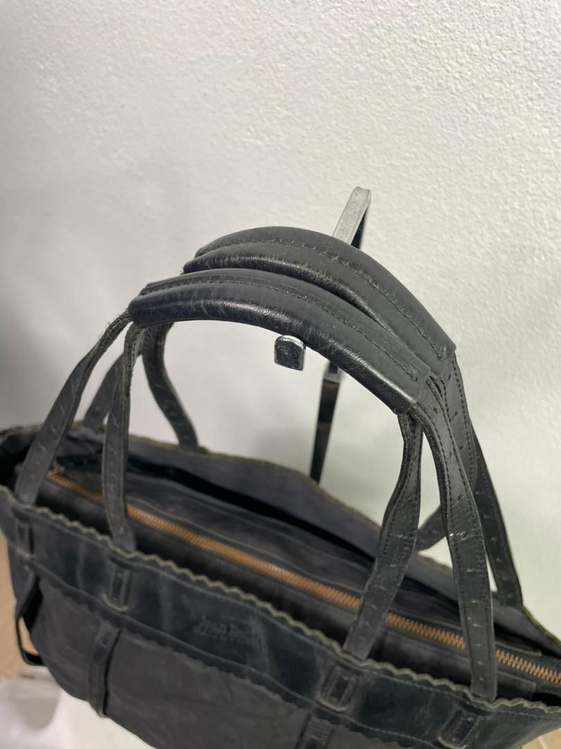 Jean Paul Gaultier Archive Jean Paul Gaultier Black Nylon + Leather Tote Bag Size ONE SIZE - 6 Thumbnail