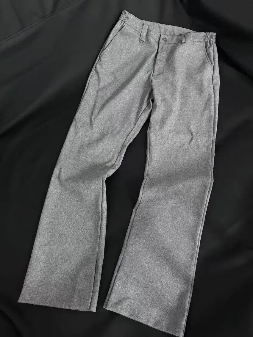 Designer × Japanese Brand baggy micro flare wide leg casual pants Size US 33 - 4 Thumbnail