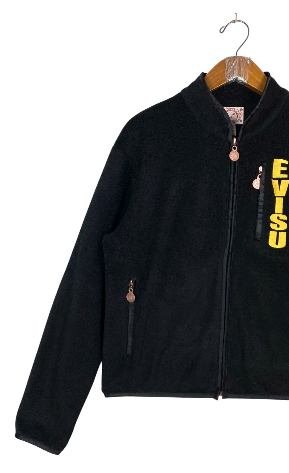 Evisu Rare‼️ Evisu Big Logo Fleece Zipper Size M / US 6-8 / IT 42-44 - 4 Thumbnail