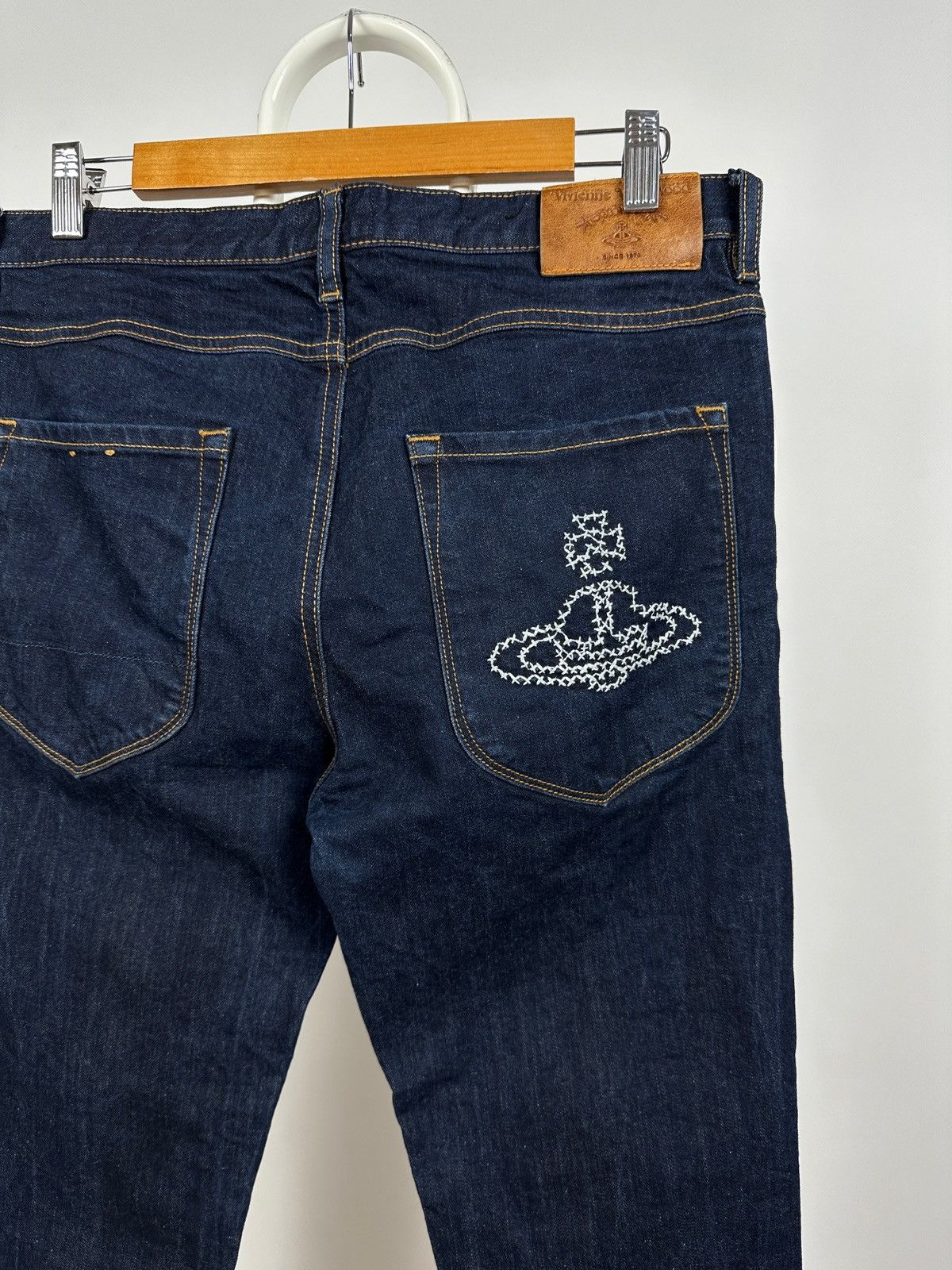 Vivienne Westwood Navy Blue Denim Jeans Pants