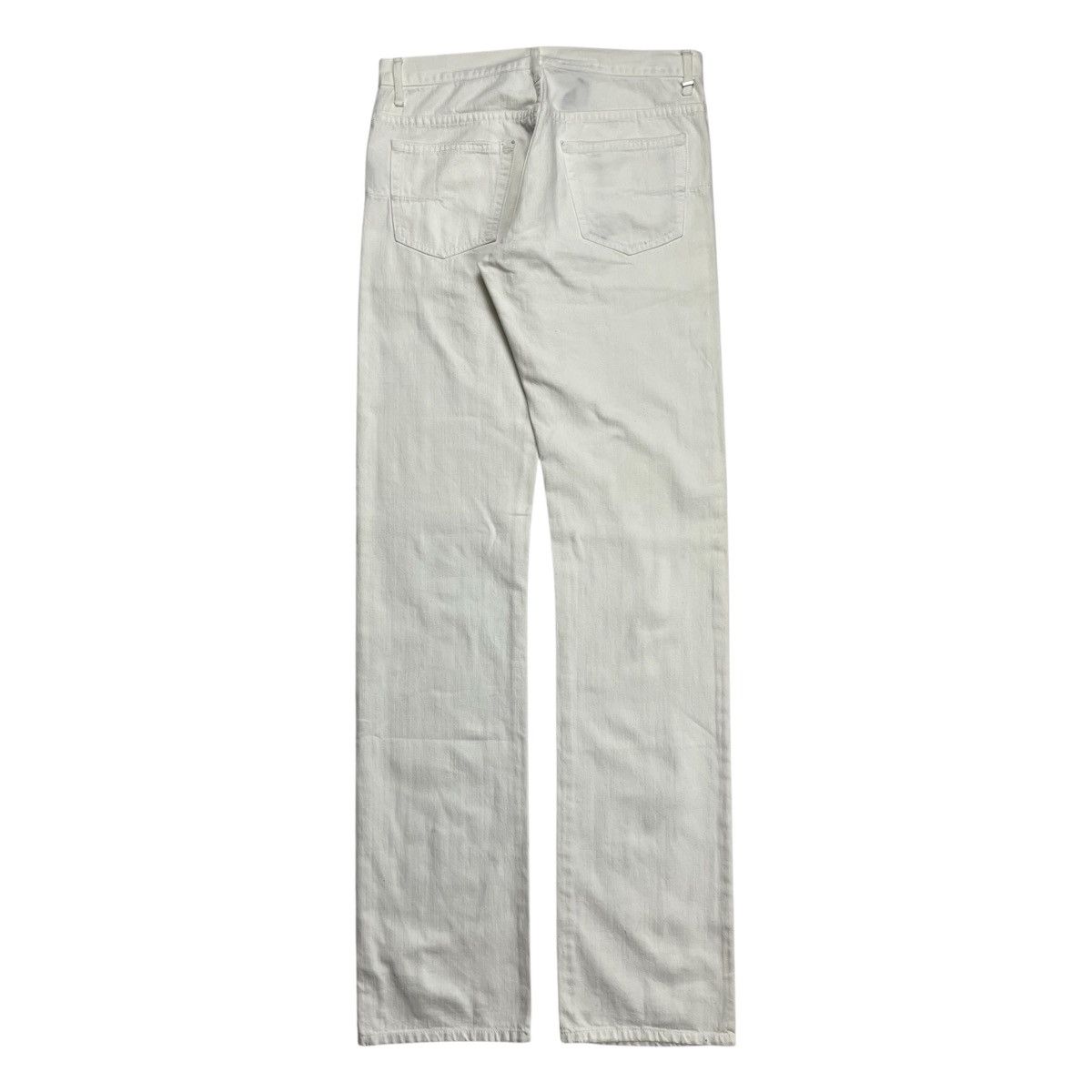 Dior SS 2005 Dior Homme “Untitled” White Denim by Hedi Slimane Size US 30 / EU 46 - 5 Thumbnail