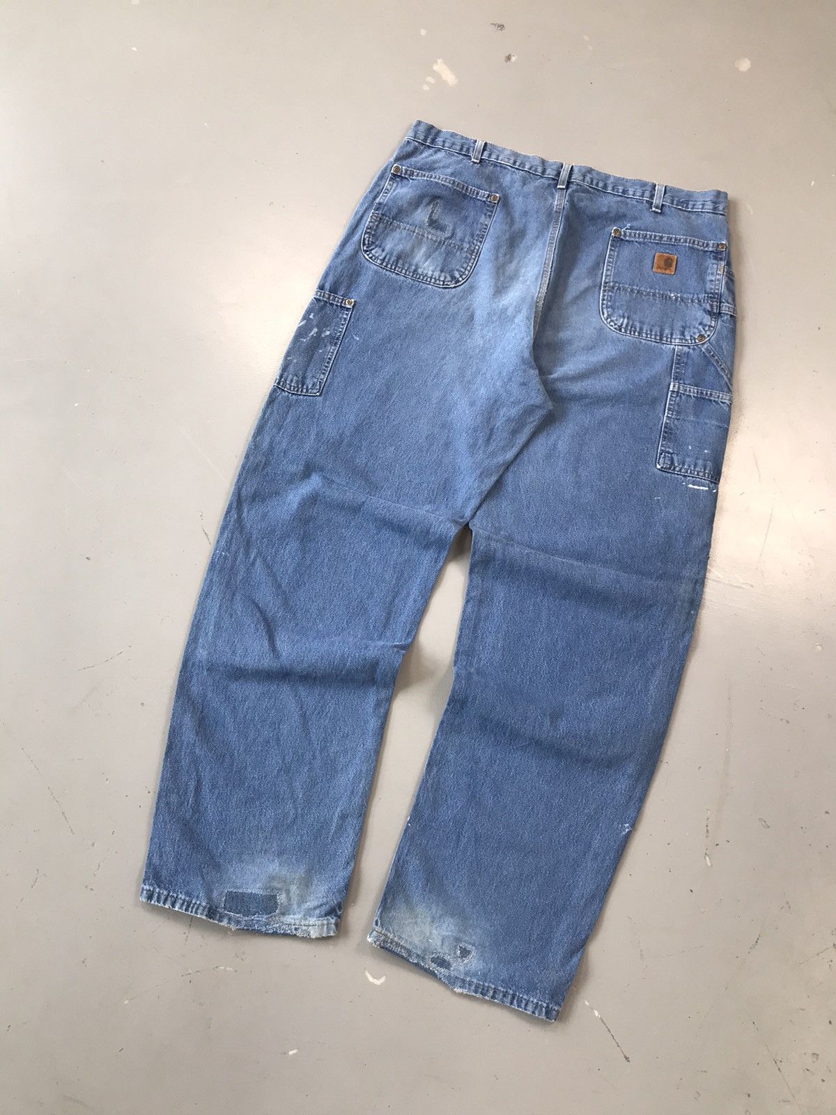 Carhartt × Vintage Rare vintage Carhartt b273 dst double knee denim Size US 40 / EU 56 - 8 Thumbnail