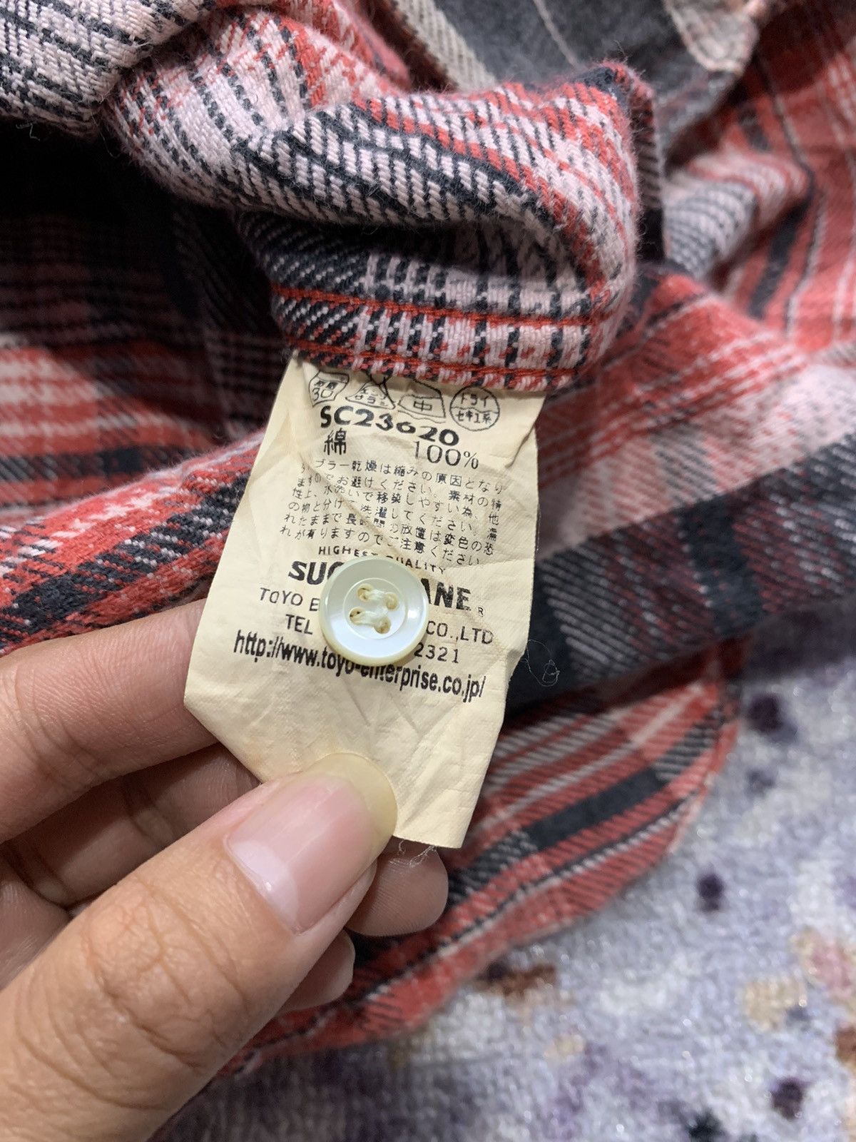 Sugar Cane Vintage Sugar Cane Fannel Double Pocket Size US L / EU 52-54 / 3 - 5 Thumbnail