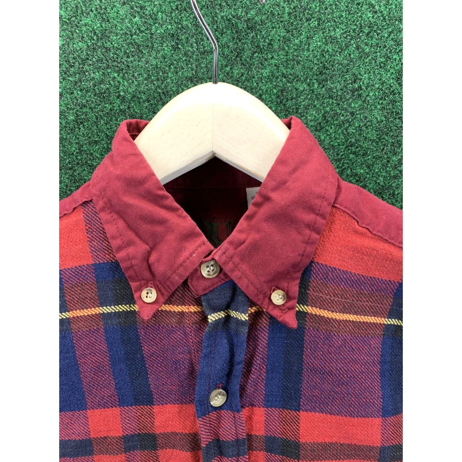 Vintage VINTAGE Ruff FLANNEL RED BUTTON SHIRT LONG SLEEVE SIZE MEDIUM WOMENS Size M / US 6-8 / IT 42-44 - 6 Thumbnail