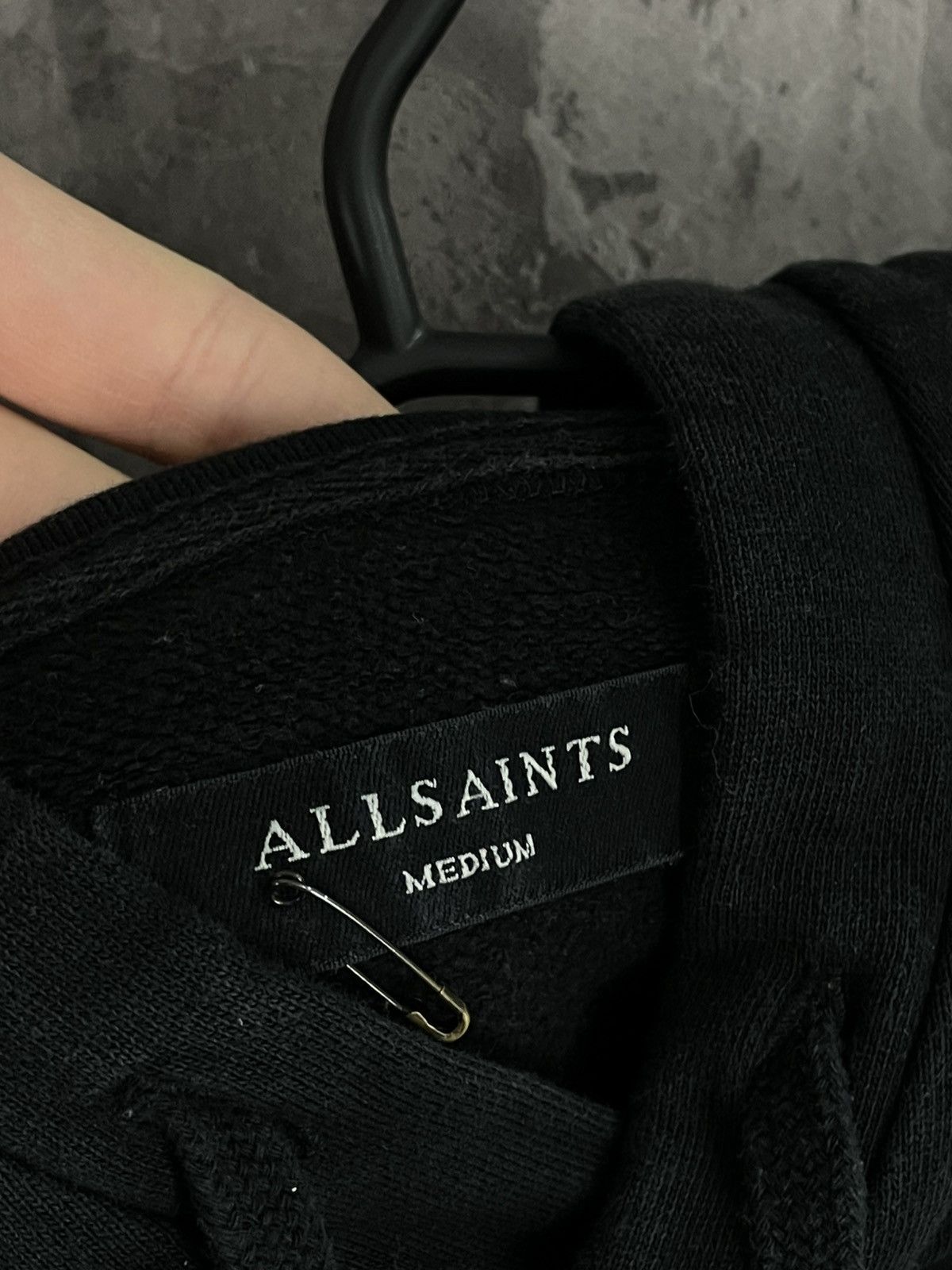 Allsaints Vintage Allsaints Hoodie Oversized Y2k Style Size US M / EU 48-50 / 2 - 9 Thumbnail