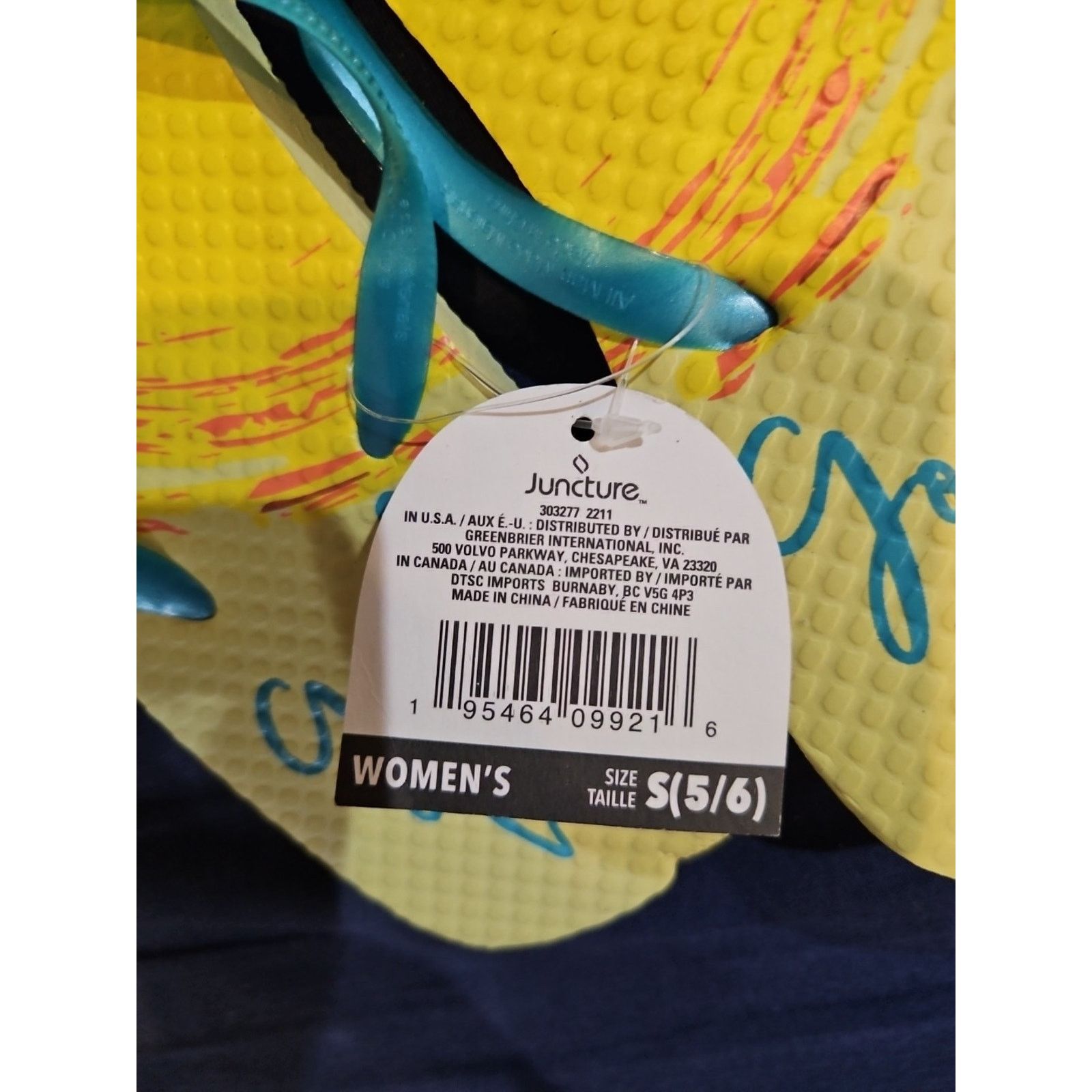 Other Hawaiian Sunset Flip Flops by Juncture Women's Size 5/6 Size US 6 / IT 36 - 4 Thumbnail