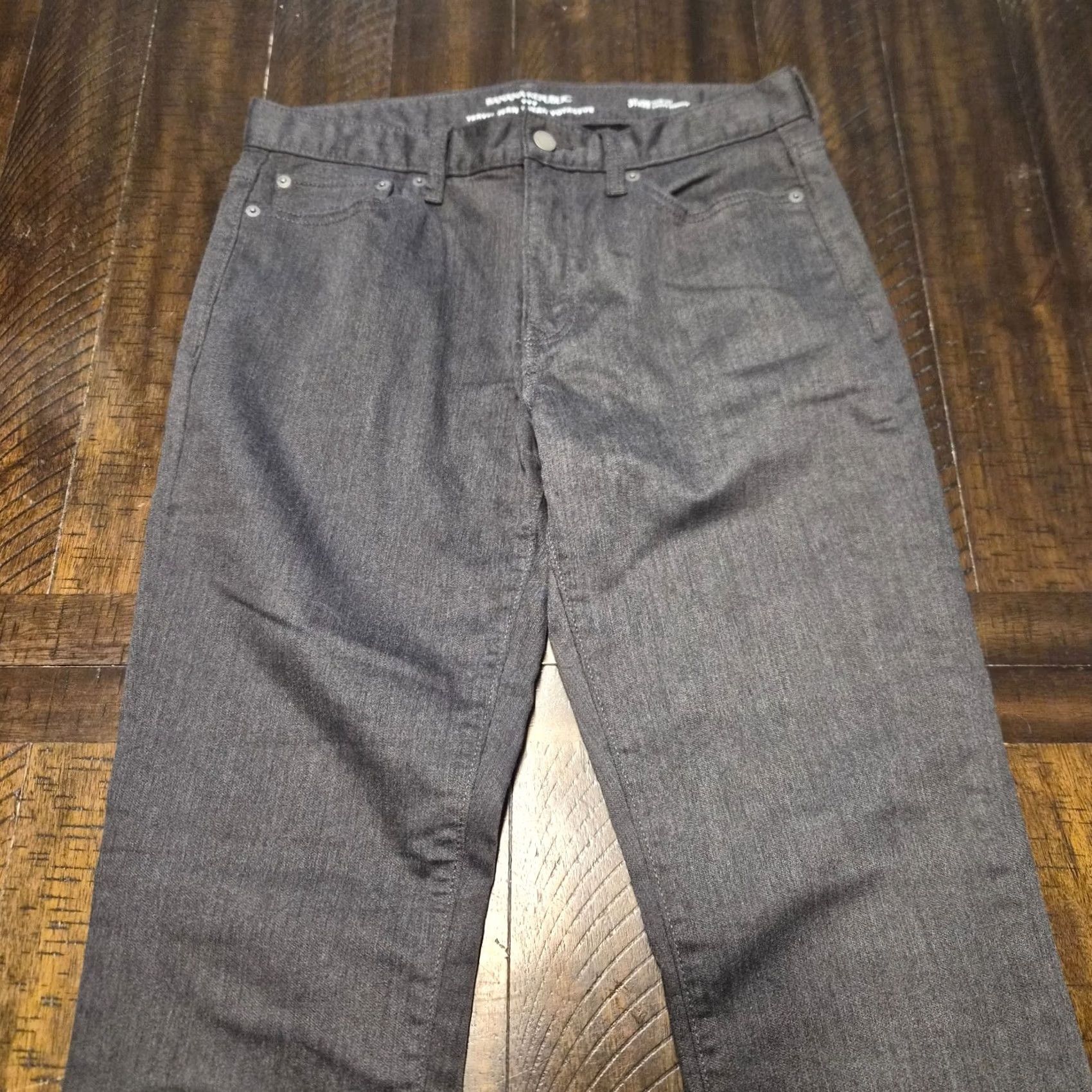 Banana Republic Banana Republic Mens Traveler Jeans 31x32 Gray Slim Fit Stretch Pants Size US 31 - 2 Thumbnail