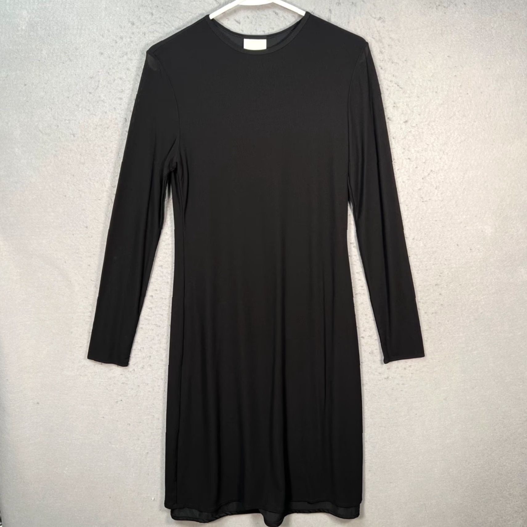 Calvin Klein Calvin Klein Womens Size Small Black Long Sleeve Midi Dress Size S / US 4 / IT 40 - 2 Thumbnail