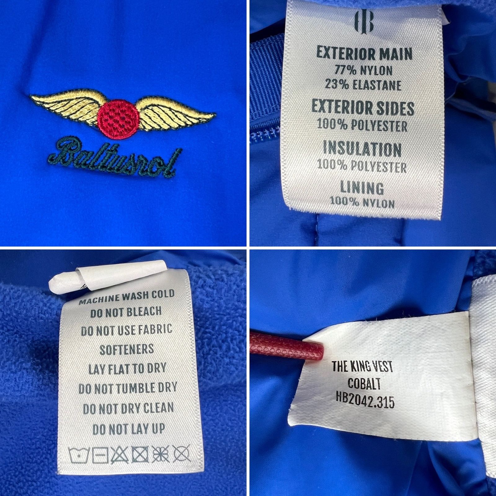Other Holderness & Bourne King Vest Cobalt Blue Featherweight XL Size US XL / EU 56 / 4 - 3 Thumbnail