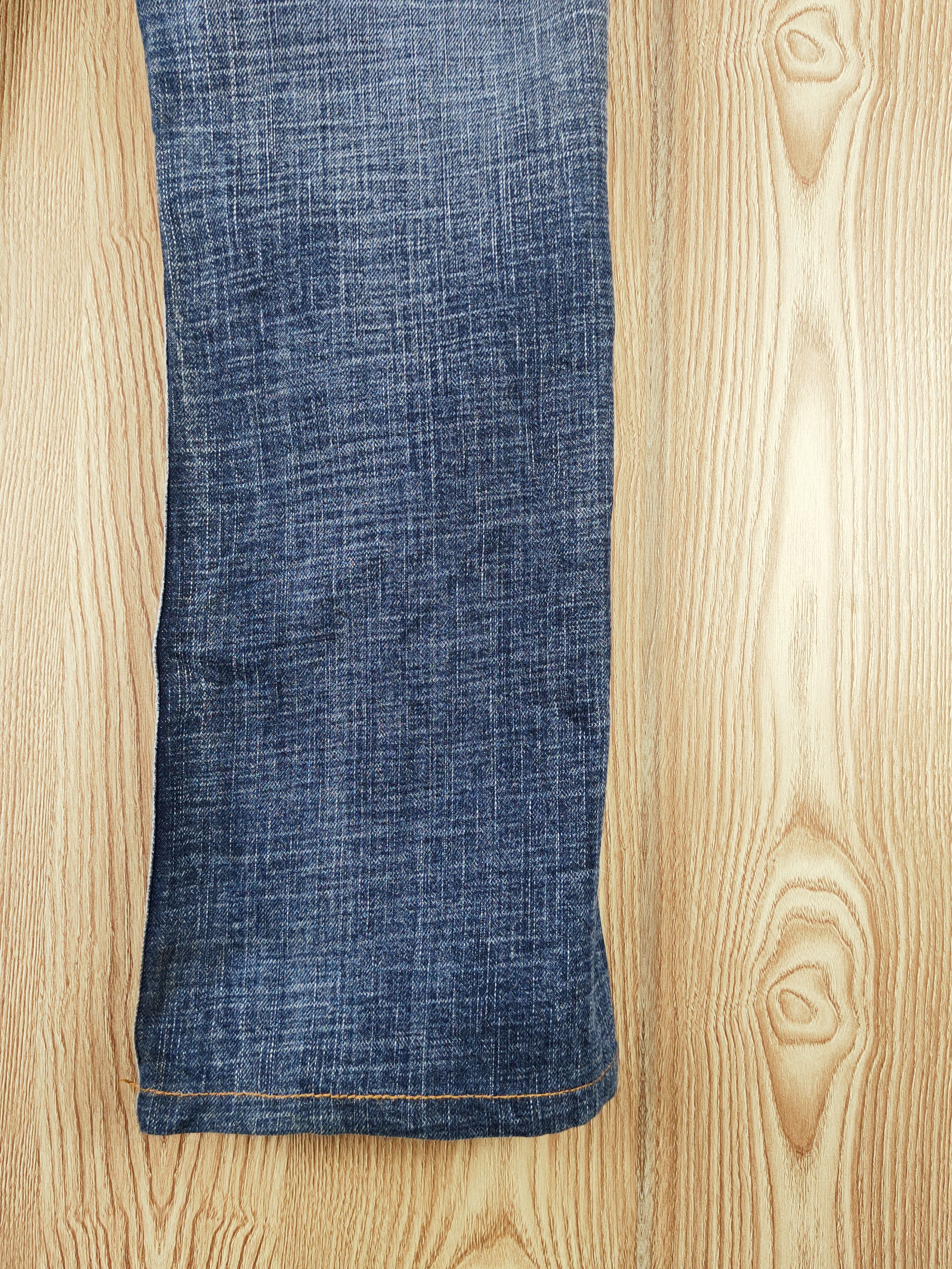 Hang Ten Hang Ten Dark Blue Distressed Ripped Jeans #S2704 Size US 33 - 12 Thumbnail