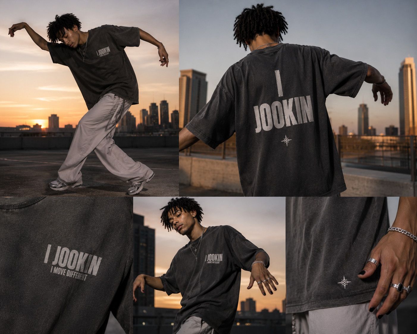 Other I JOOKIN “TOO SMOOTH TO STAND STILL” Oversized Tee Size US XL / EU 56 / 4 - 1 Preview
