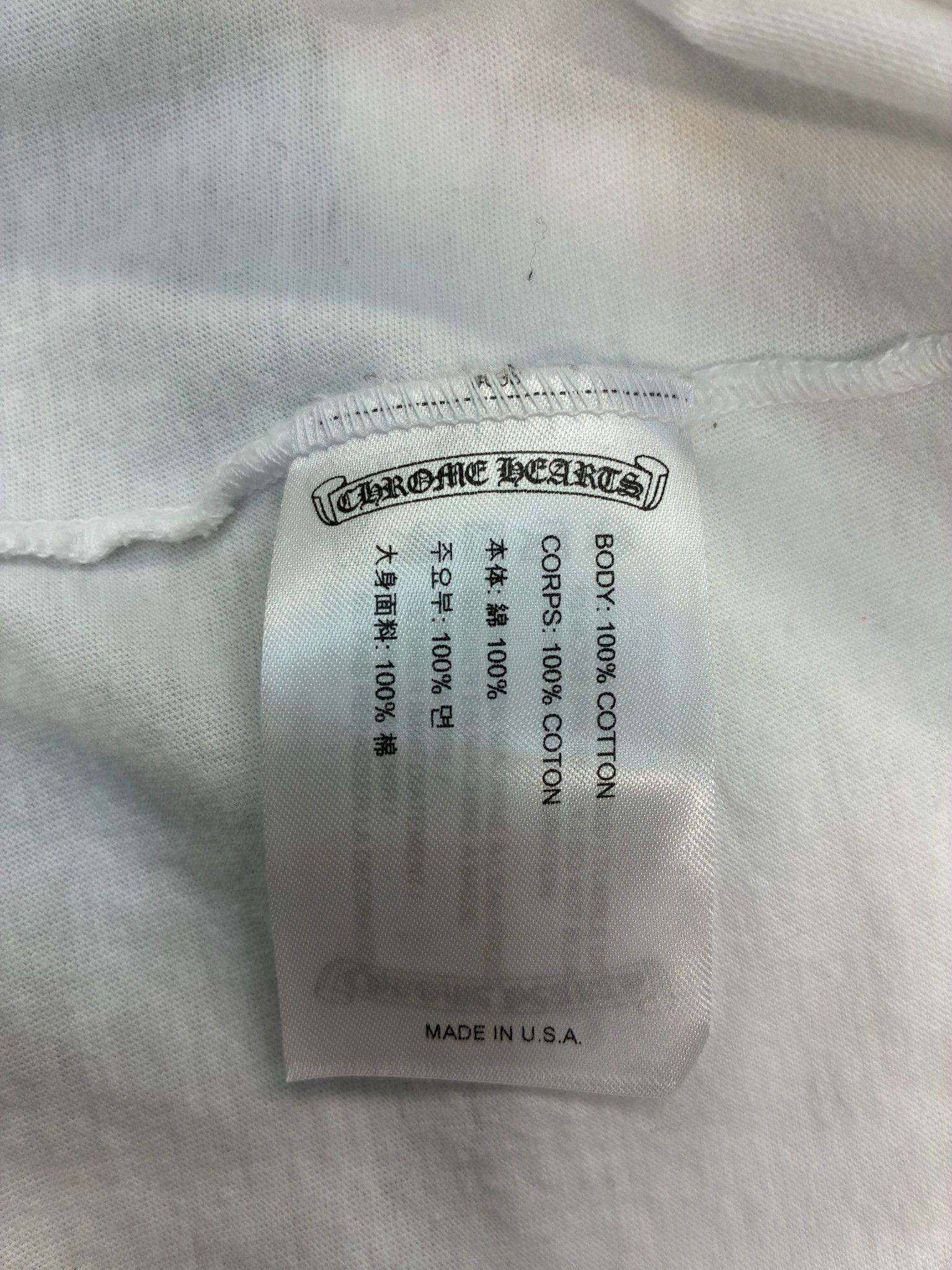 Chrome Hearts Chrome Hearts Made In Hollywood Boost T Shirt 'White' Size US XL / EU 56 / 4 - 7 Thumbnail