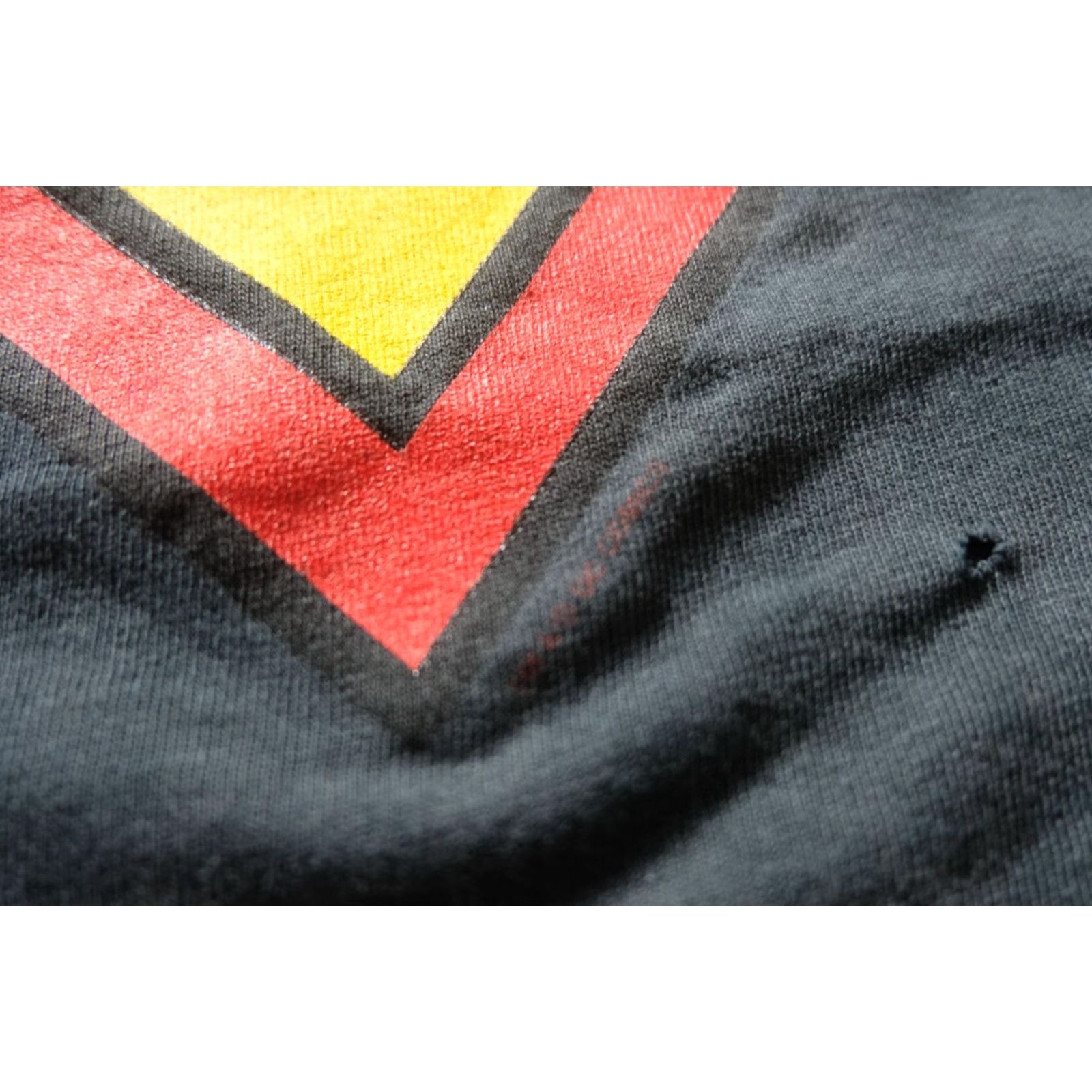 DC Comics VINTAGE Superman DC Comics Cartoon Black Distressed Graphic T Shirt XL Mens Retro Y2K Graphic Print Shirt Size US XL / EU 56 / 4 - 4 Thumbnail