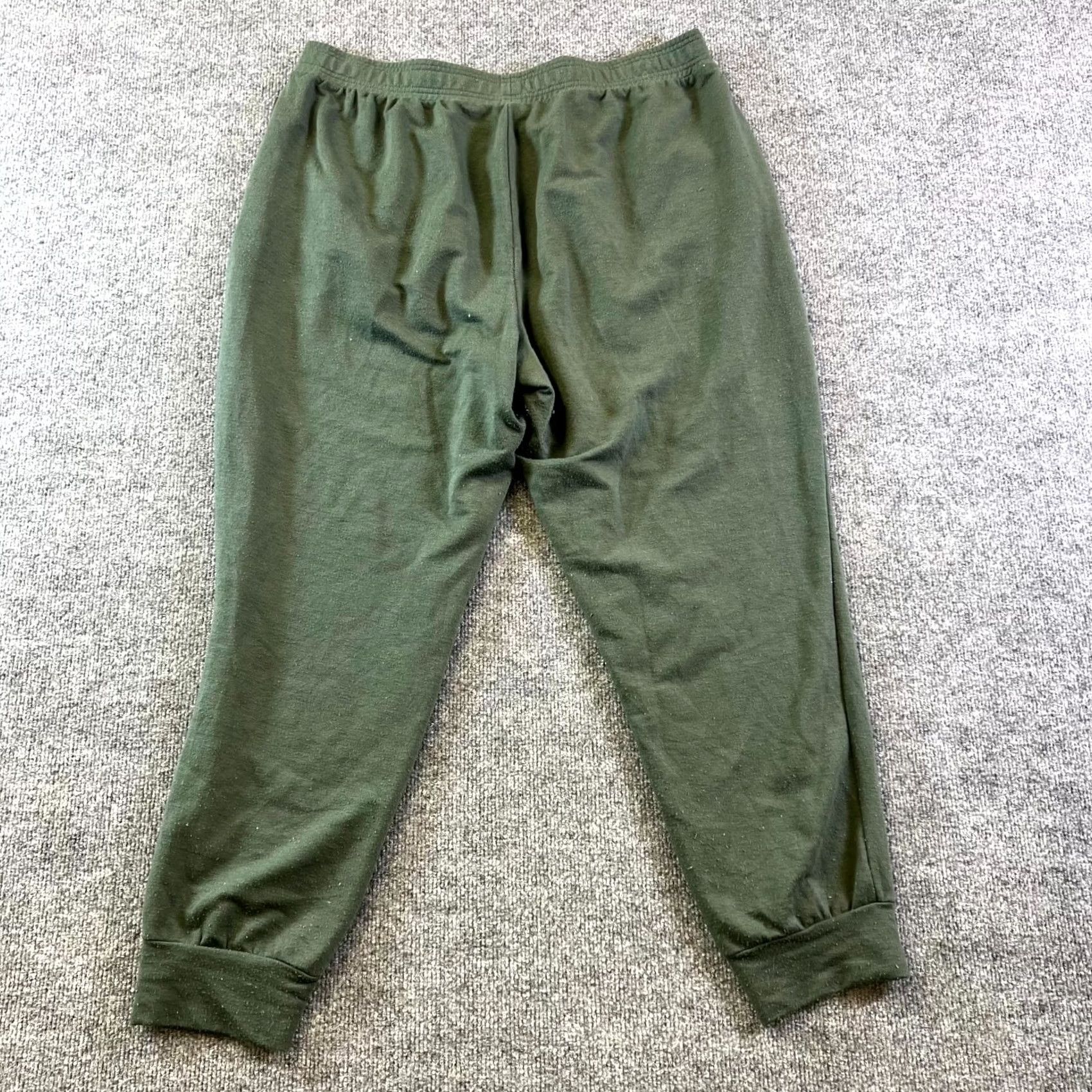 Eddie Bauer Eddie Bauer Sweatpants Womens XL Army Green Fleece Lined Tapered Leg Loungewear Size 40" / US 18 - 2 Thumbnail