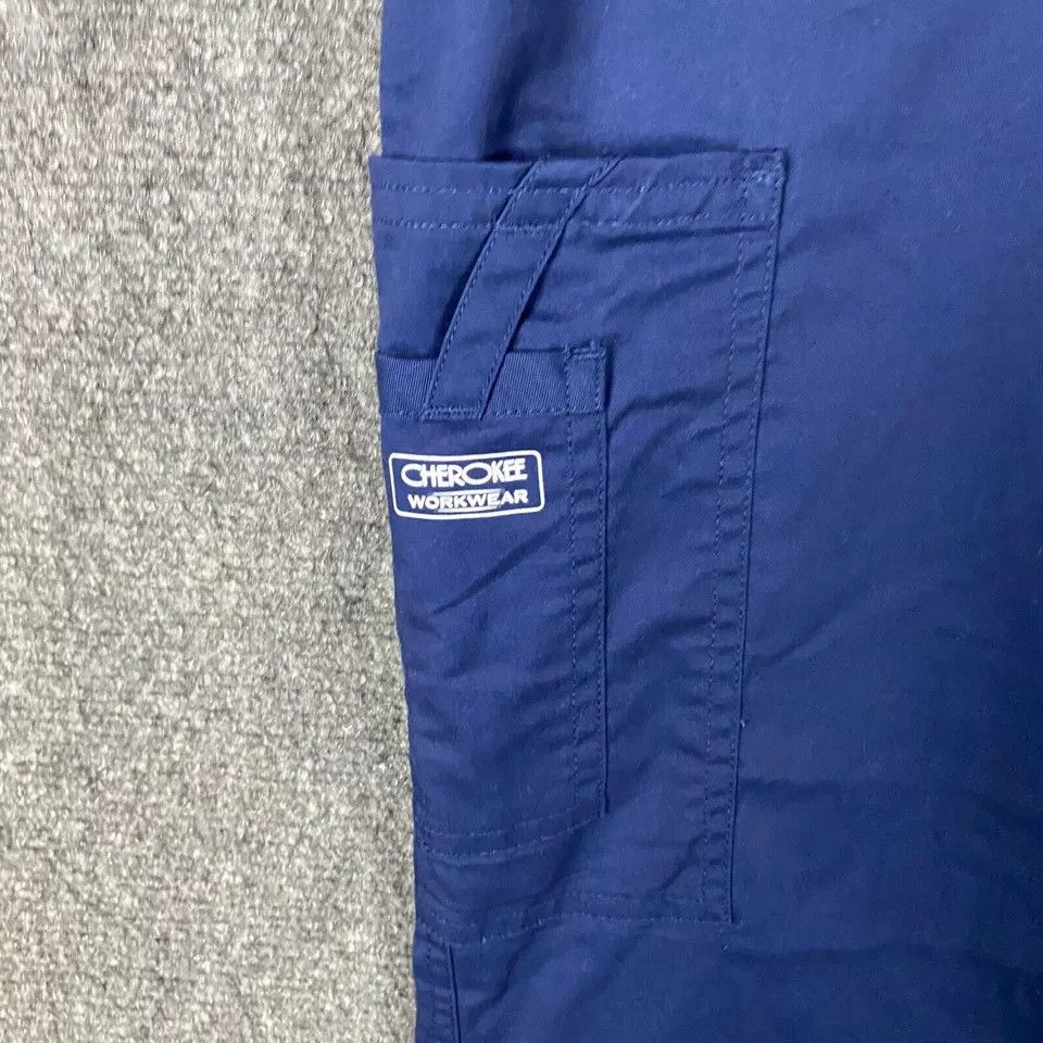 Cherokee Cherokee Scrubs Bottoms Men's XL Cotton Blend Adults Size US 39 - 3 Thumbnail