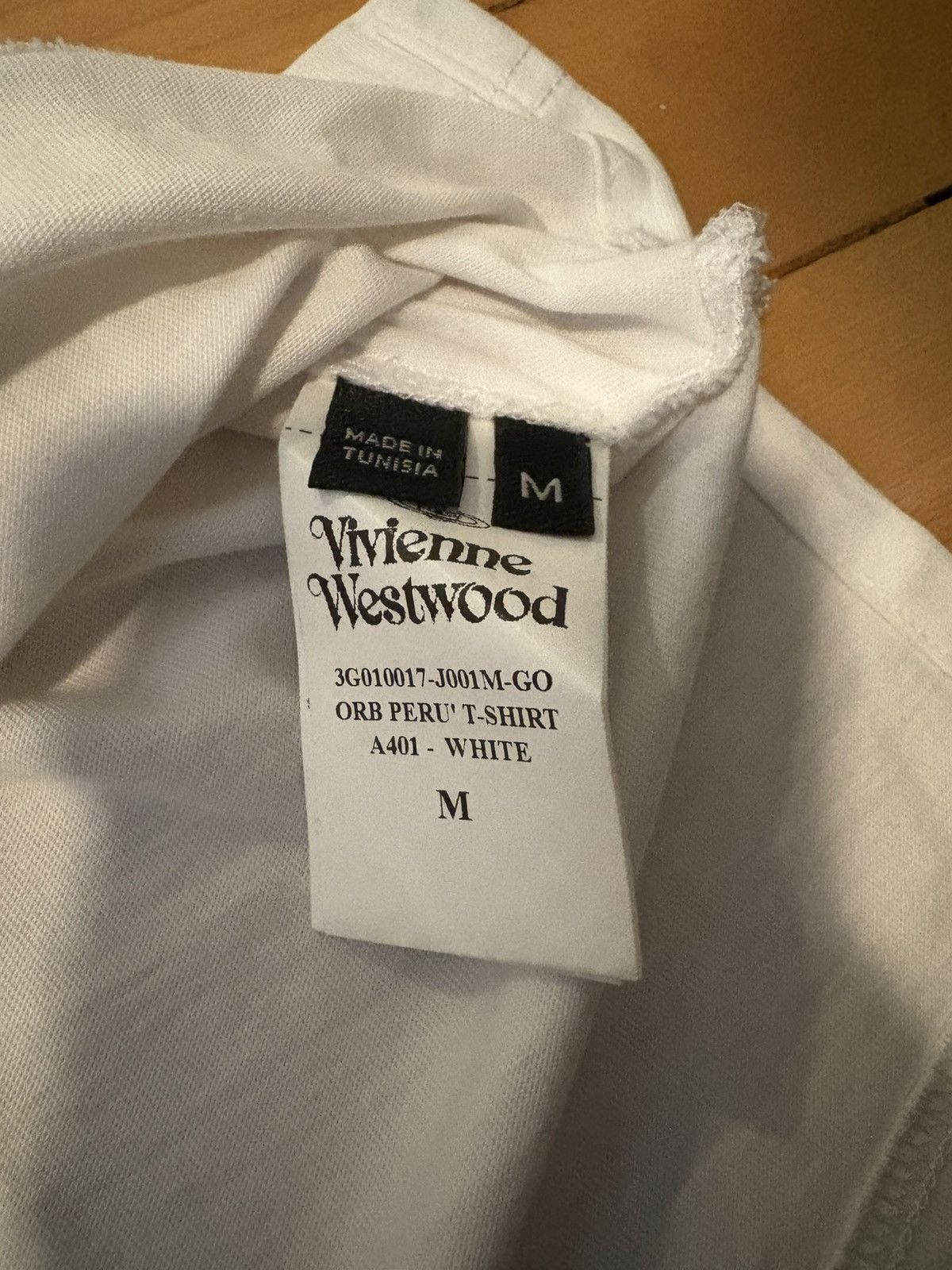 Vivienne Westwood Vivienne Westwood white cotton t-shirt Size US M / EU 48-50 / 2 - 6 Thumbnail
