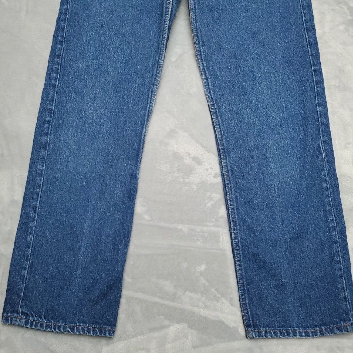 Denime VTG Levis Jeans Men 501 Denim Straight Leg Blue 33x32 Comfort Button Fly Zip Regular 80s 90s USA USA Mens Size US 33 - 2 Thumbnail