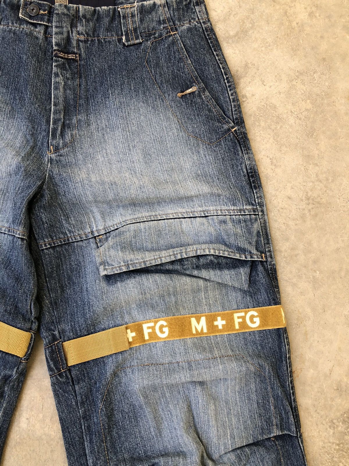 Marithe + Francois Girbaud Le Jean Marithe Francois Gurbaud Y2k M+FG Strap Baggy Denim Size US 34 / EU 50 - 9 Thumbnail