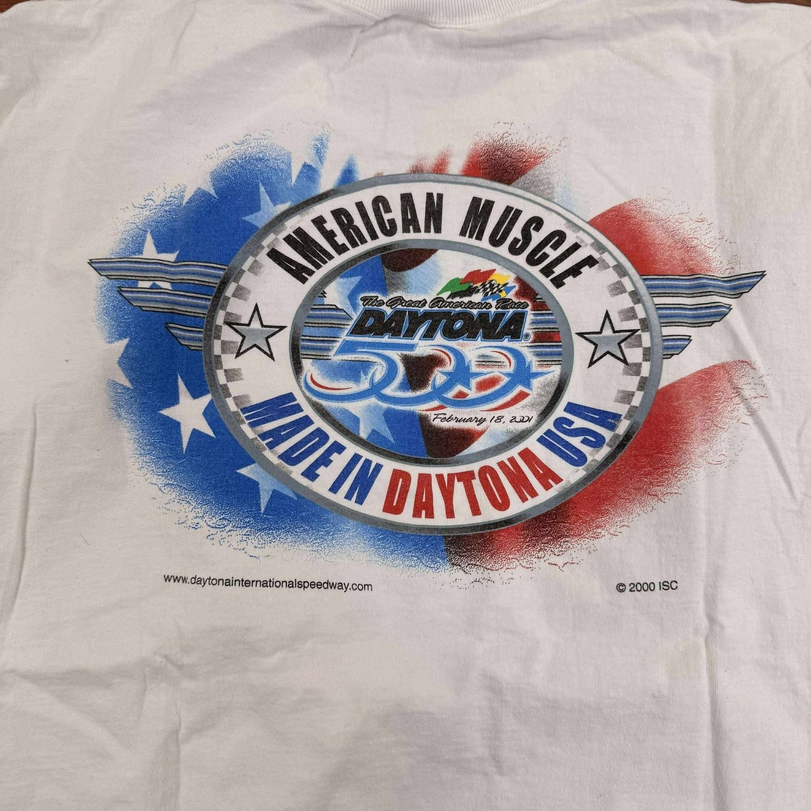 Vtg 2001 Daytona 500 NASCAR Shirt DS XL Y2K
