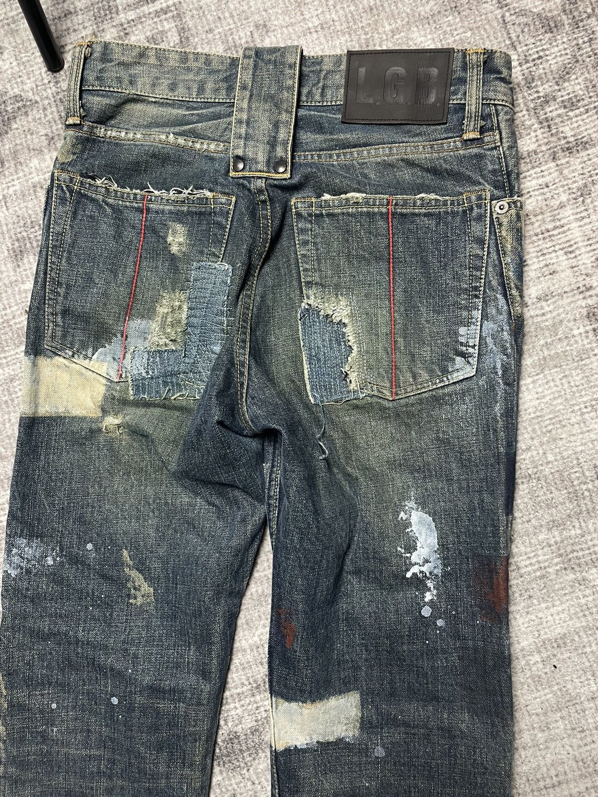 Le Grande Bleu (L.G.B.) L.G.B. distressed Jeans Size US 28 / EU 44 - 9 Thumbnail