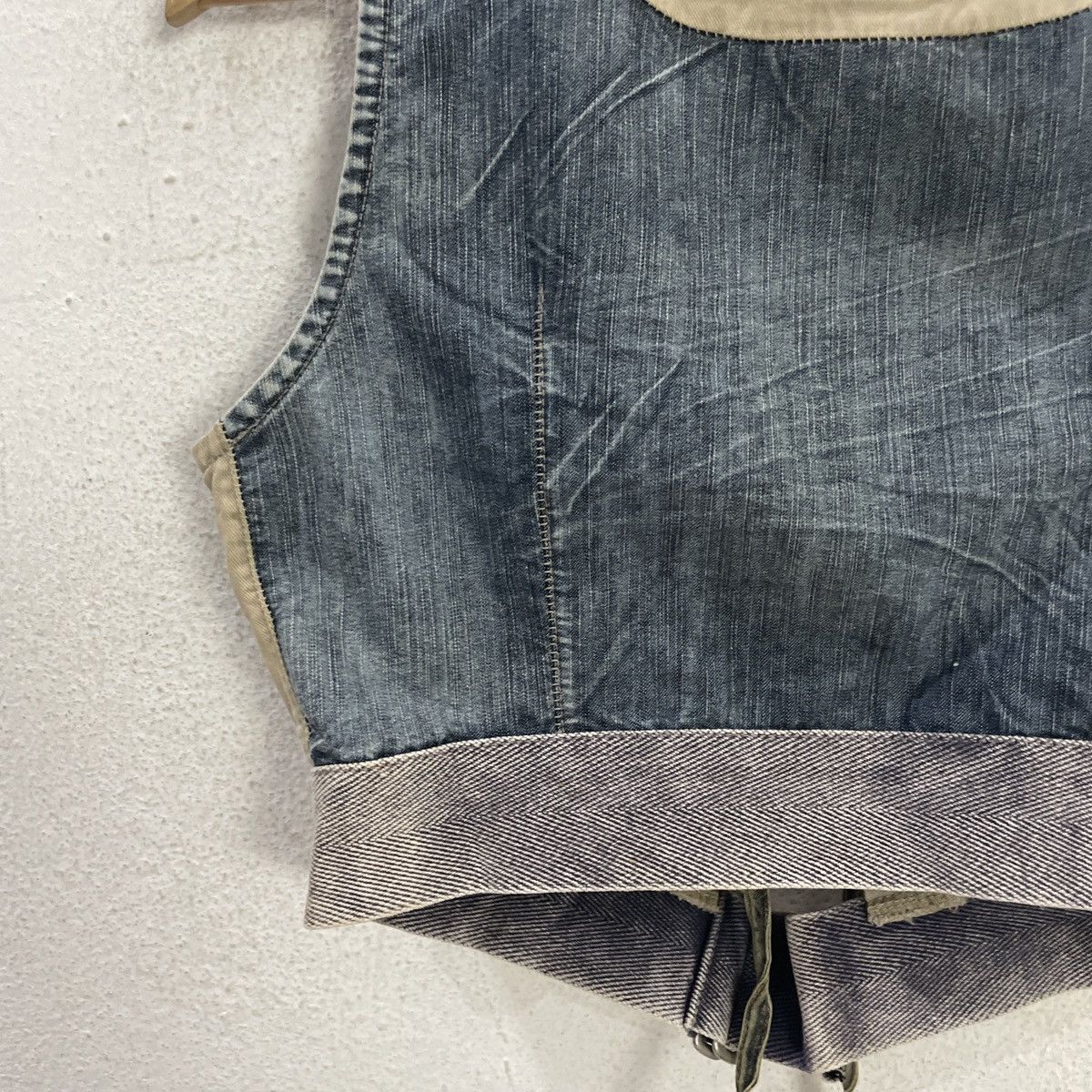 Marithe + Francois Girbaud Vintage Marith Francois Girbaud Denim Vest Size M / US 6-8 / IT 42-44 - 12 Thumbnail