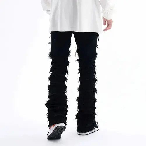 Jean Destruction Ripped Jeans Size US 32 / EU 48 - 2 Thumbnail