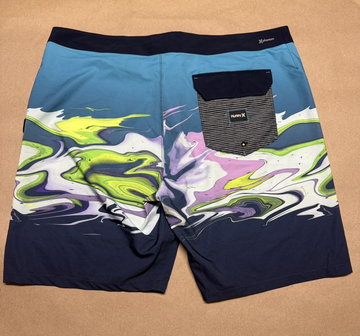 Hurley Hurley Phantom Beach Board shorts Multi Color size 38 Rare! Size US 38 / EU 54 - 2 Thumbnail