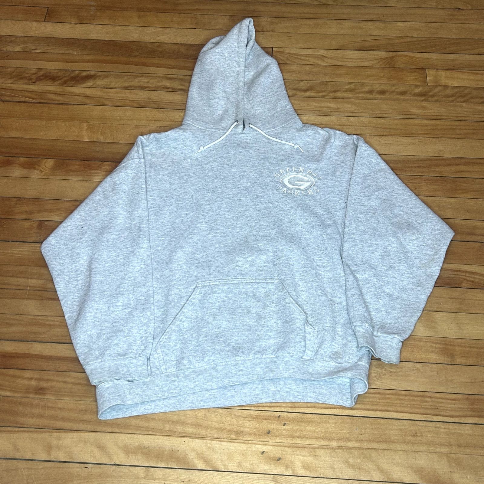 Vintage 90s Vintage gray Packers hoodie XL Size US XL / EU 56 / 4 - 1 Thumbnail